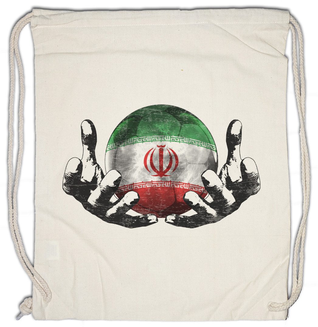 Urban Backwoods Turnbeutel Iran Football Magic Ball Turnbeutel Persien Iranisch Iranische Fahne (1-tlg), Iranian Fußball Fussball Komet