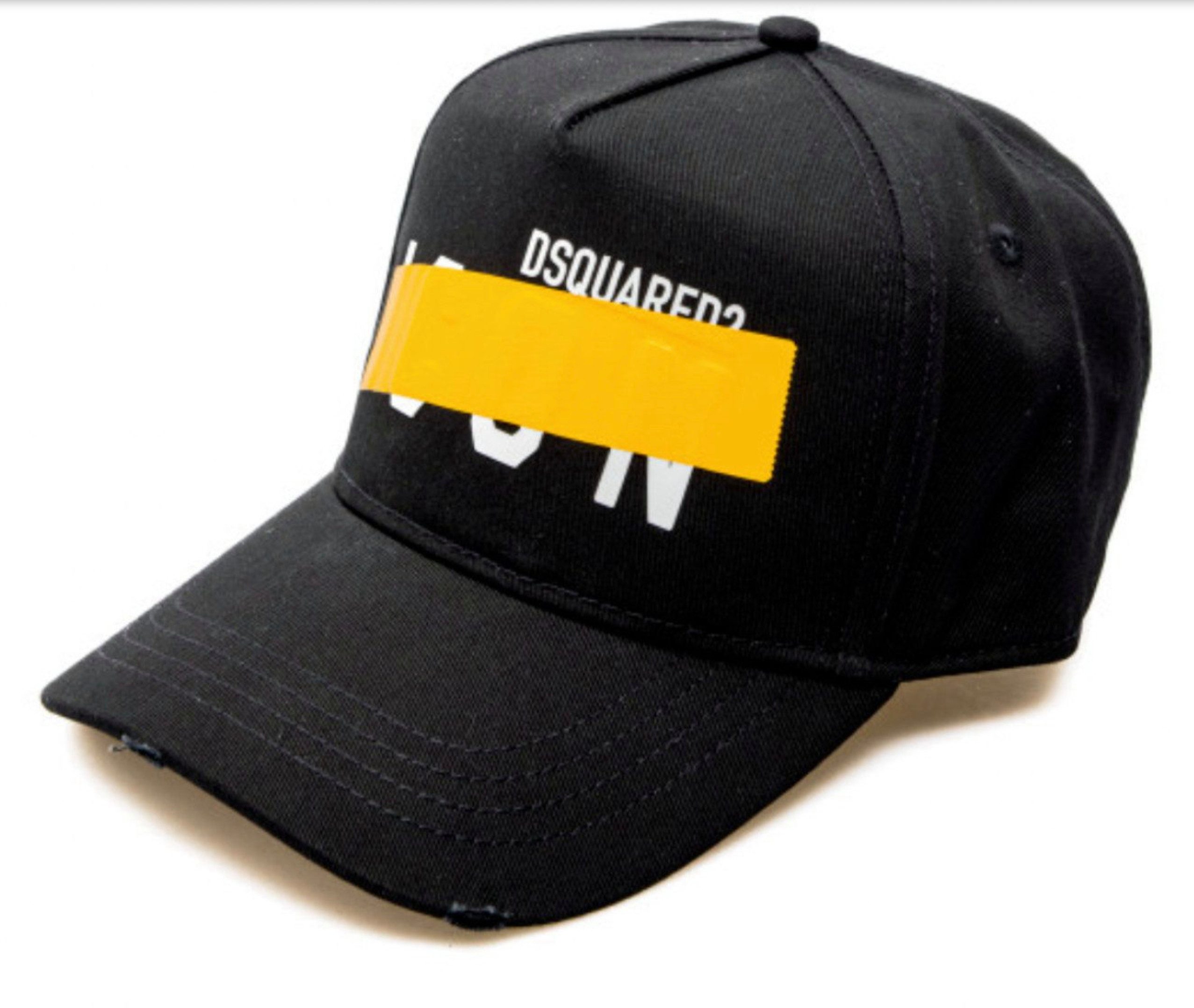 Dsquared2 Baseball Cap Icon Cap Kappe Hidden Swipe Tape Basebalkappe Taped Icon Logo