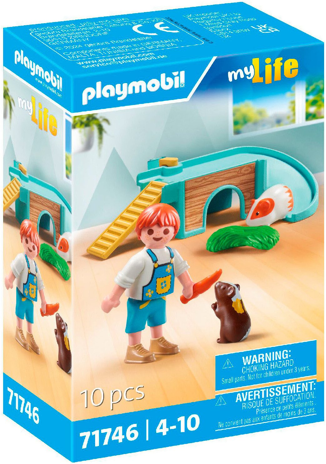 Playmobil® Junge mit Meerschweinchen (71746), Playmobil My Life Konstruktio günstig online kaufen