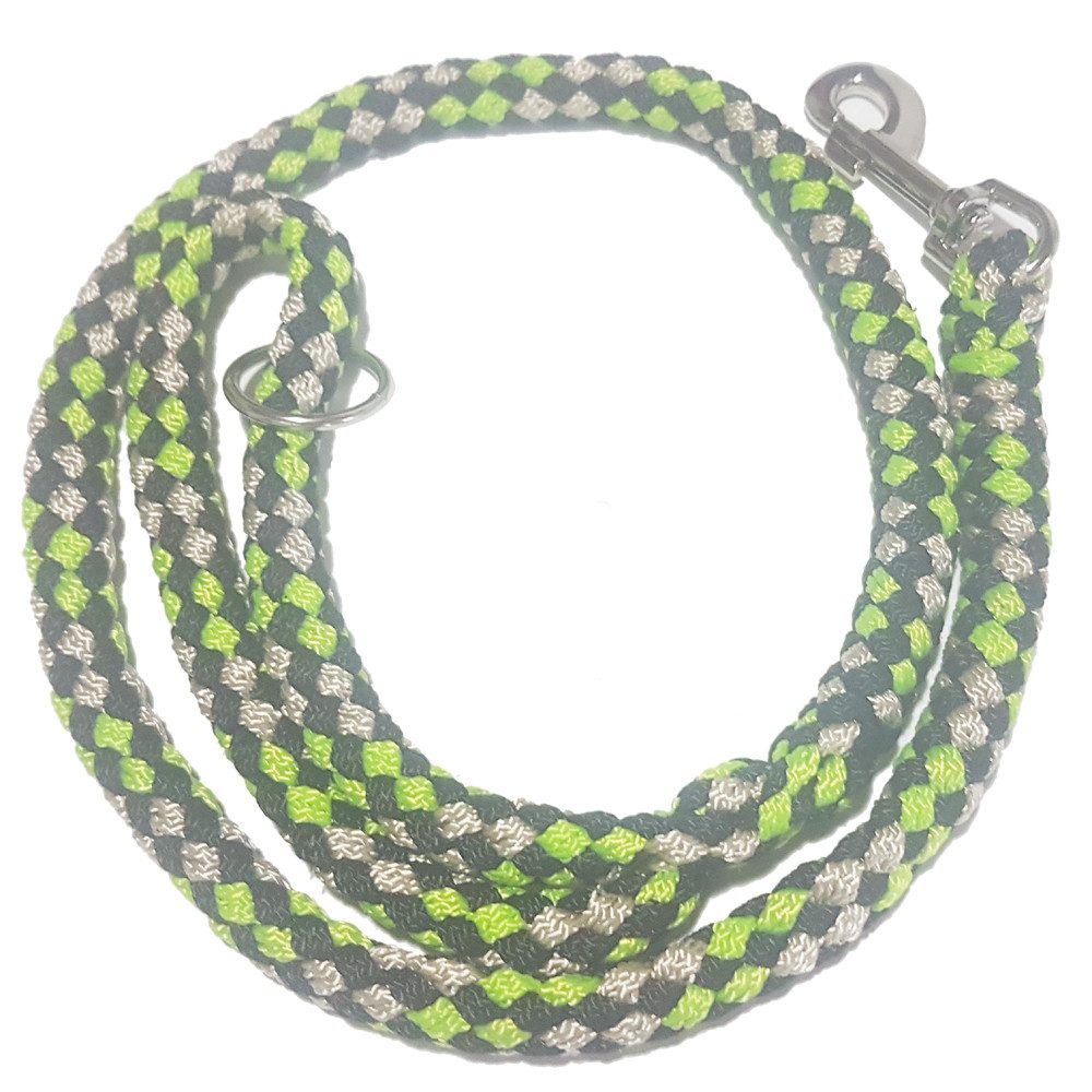 Activity4Dogs Hundeleine große Hunde bis 60 kg, mehrfarbig geflochten, 1,2 m lang, mit Schlaufe, ohne Naht, Qualität aus Deutschland