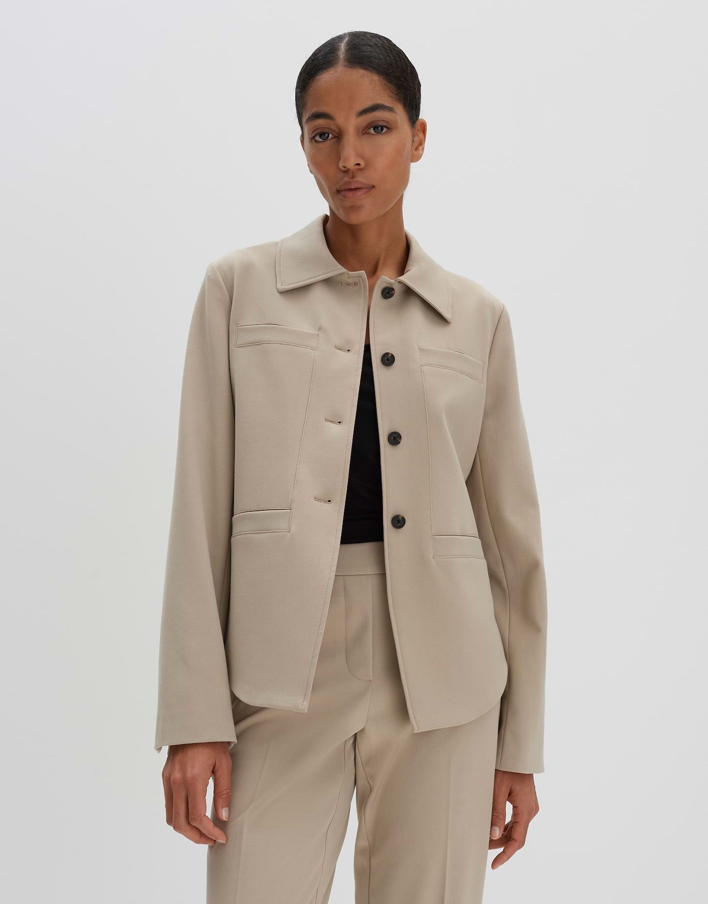 Jackenblazer NIVY Regular aus komfortablem Twill