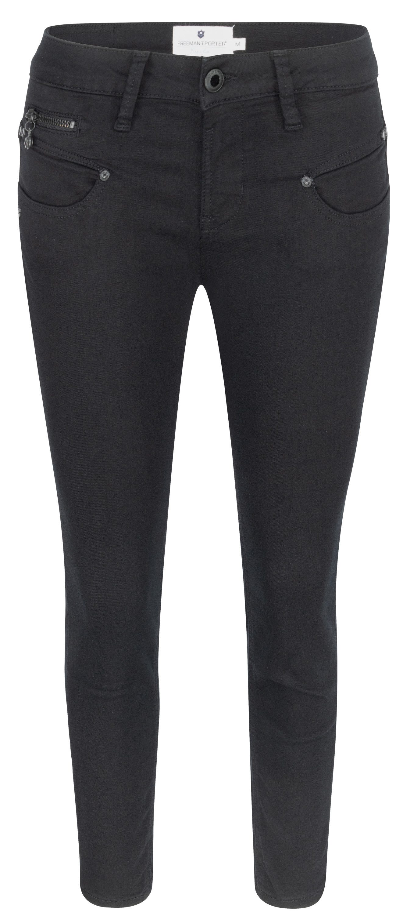 Freeman T. Porter Stretch-Jeans FREEMAN T. PORTER ALEXA CROPPED S-SDM black 25873 205.12 - MAGIC LINE
