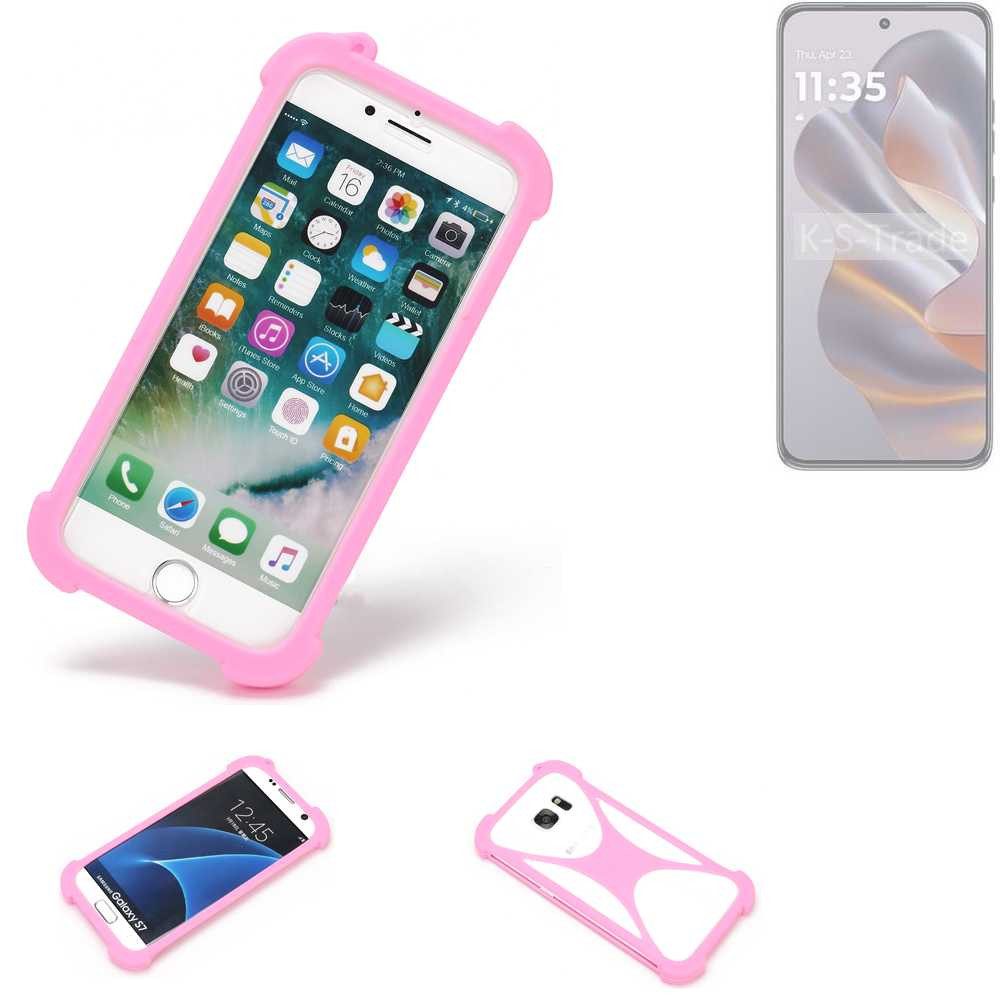 K-S-Trade Handyhülle für Motorola Edge 50 Neo, Handy Hülle Schutz Hülle Bumper Silikon Schutz Hülle Cover Case