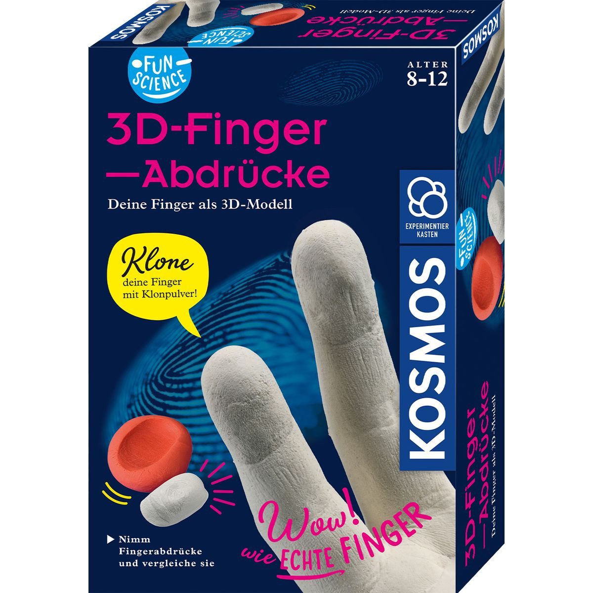 Kosmos Experimentierkasten Experimentierkasten 3D Fingerabdrücke