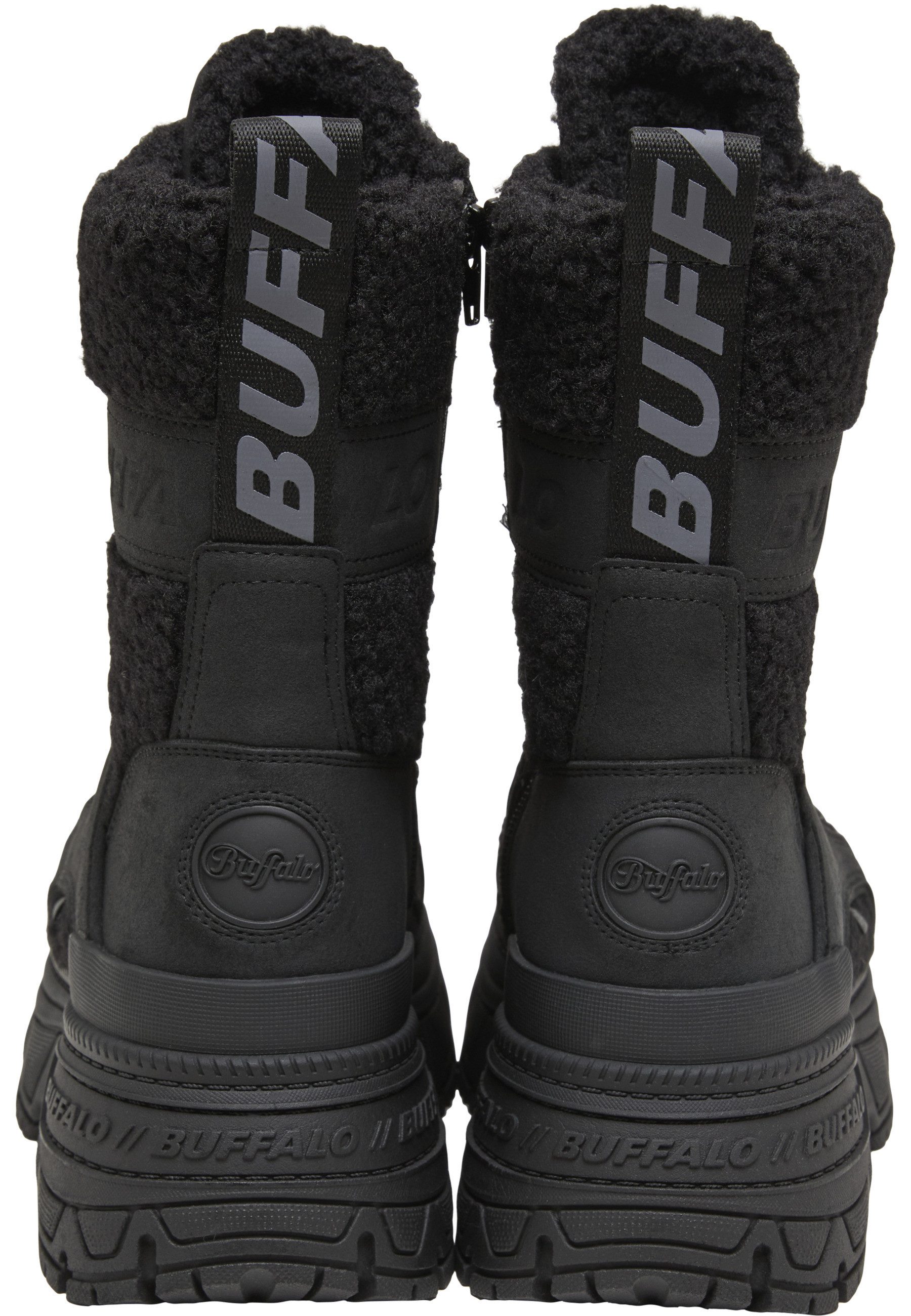 Buffalo Buffalo FUSION COM HI WARM - VEGAN NUBUCK/FUR Stiefel