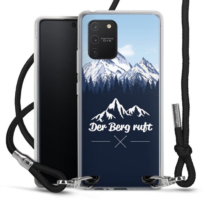 DeinDesign Handyhülle Wanderlust Berg Himmel Winterparadies Samsung Galaxy S10 Lite Handykette Hülle mit Band Case zum Umhängen