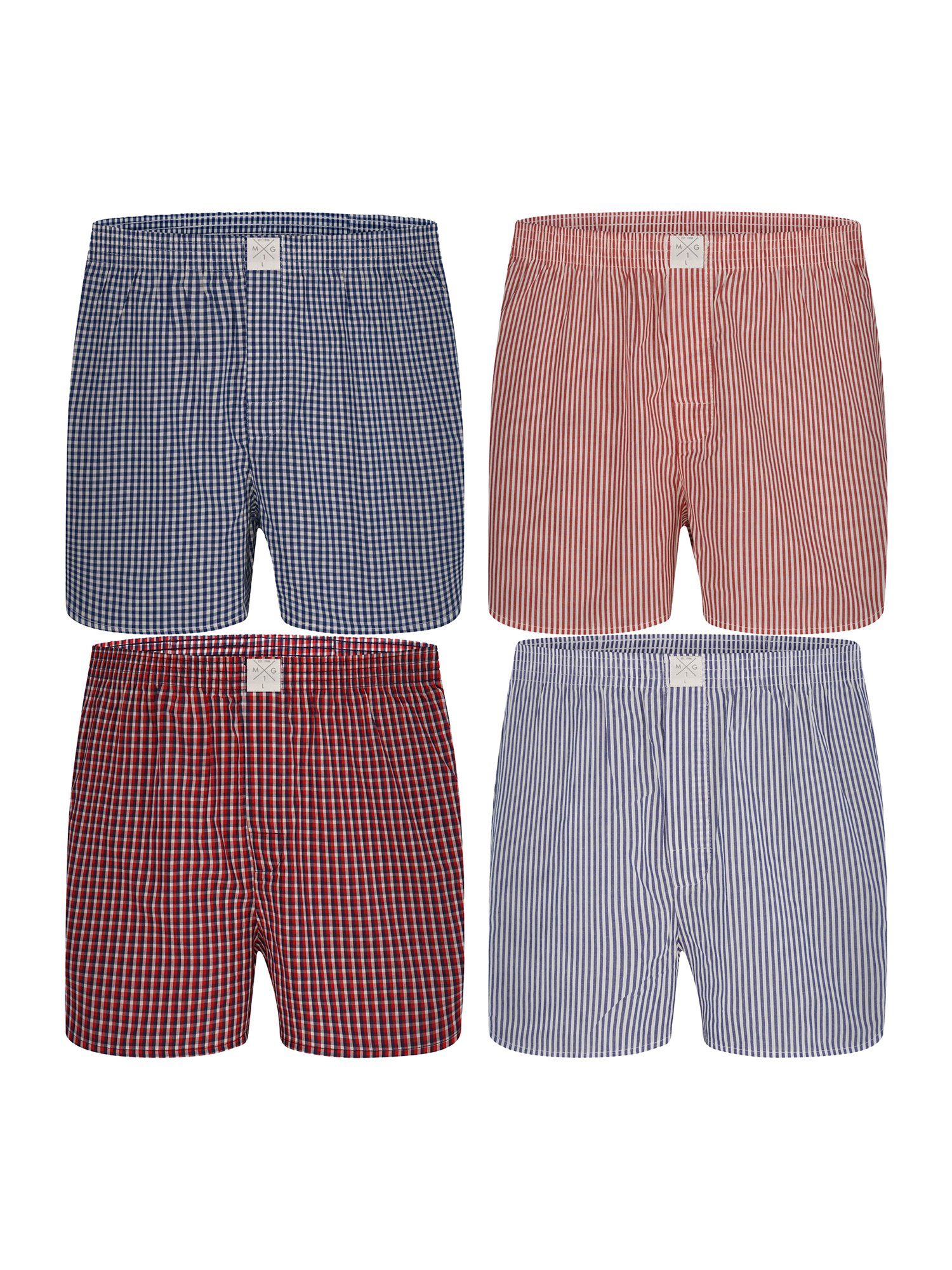 MG-1 Boxer 4-Pack Classic Checks #3