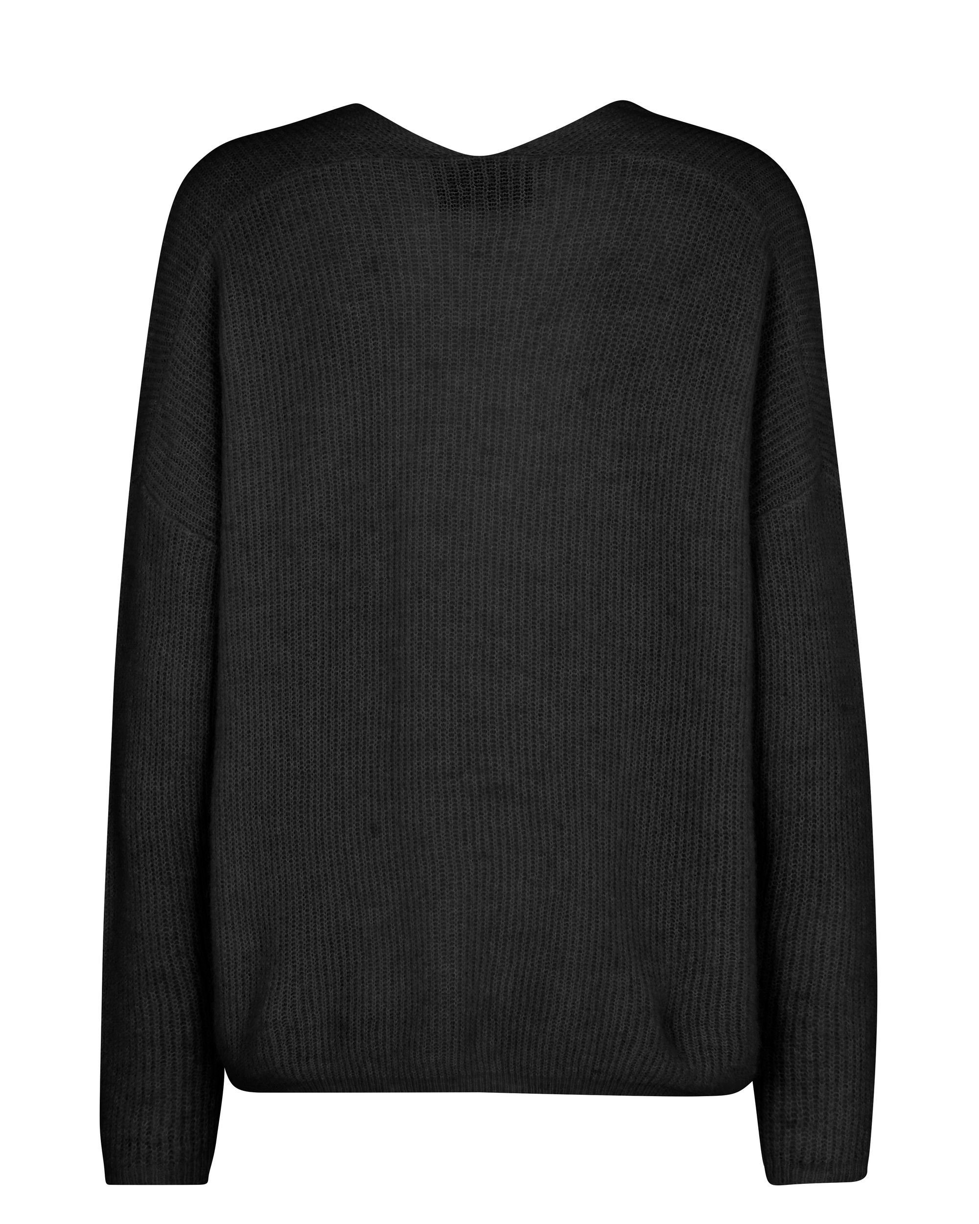 Mos Mosh Kapuzenpullover black MMThora V-Neck Knit