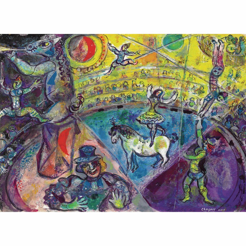 von Puzzle Das Chagall, 1000 Marc Zirkuspferd Puzzleteile EUROGRAPHICS