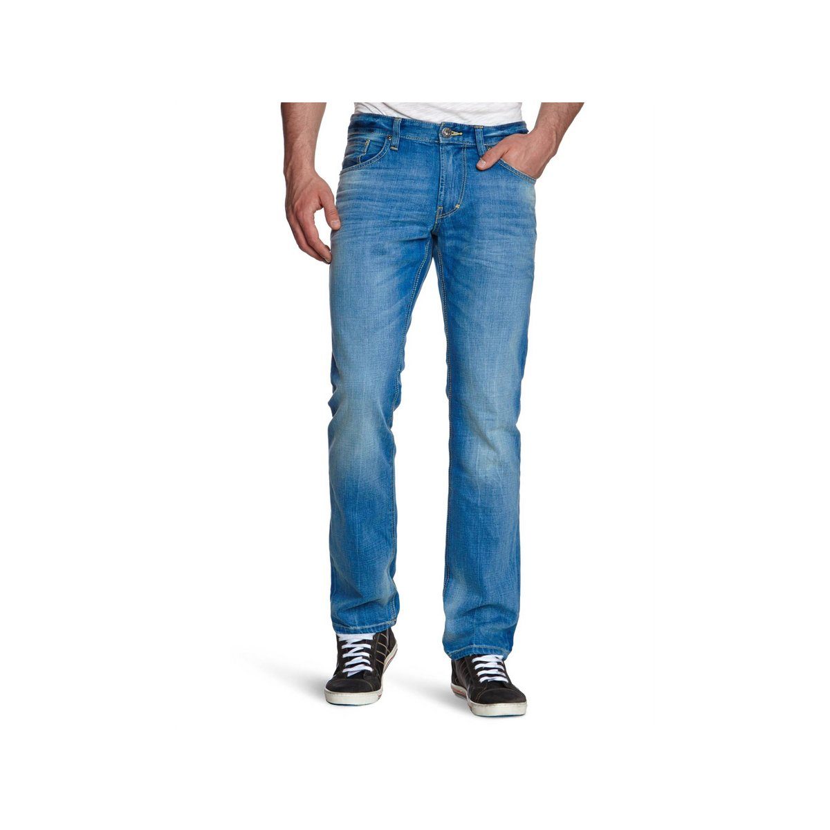 TOM TAILOR 5-Pocket-Jeans hell-grau (1-tlg)