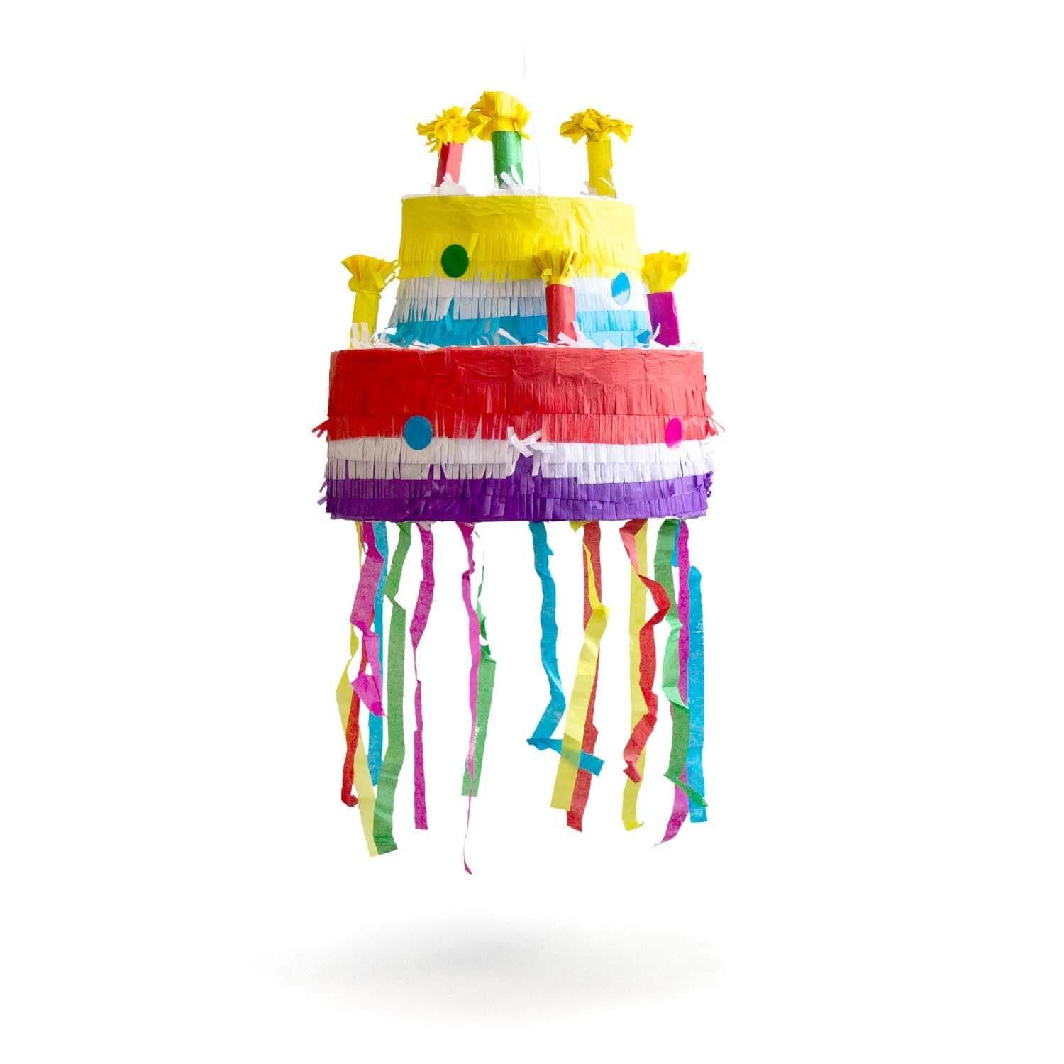 Party Factory Pinata Geburtstagstorte Piñata Schlagspiel Torte Pinata Party Kinderspiel, stabil