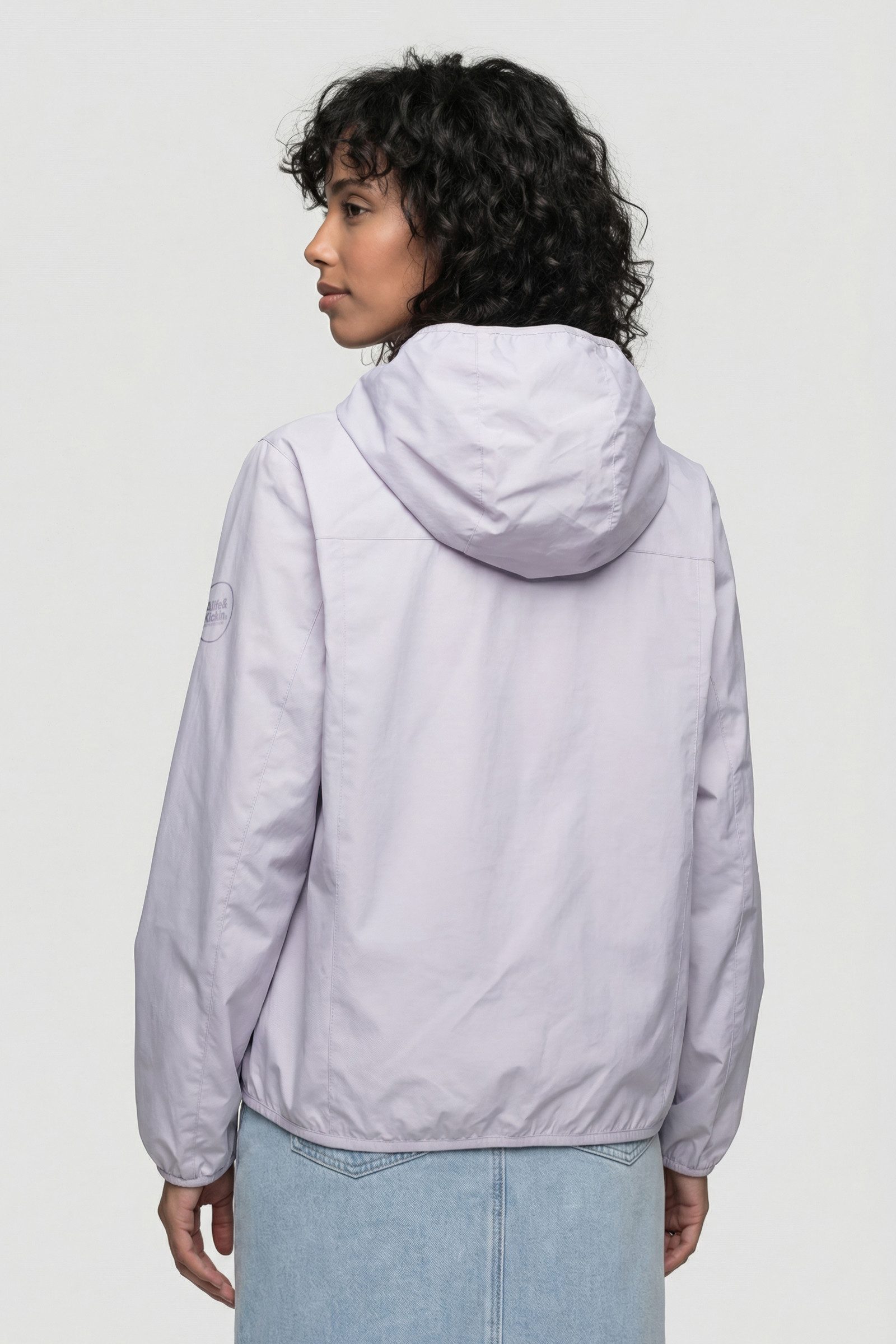 Alife & Kickin Sommerjacke Damen SolveidAK A Übergangsjacke, Jacke leichte Übergangsjacke mit Kapuze aus recyceltem Materialmix – Bild 3 von 4