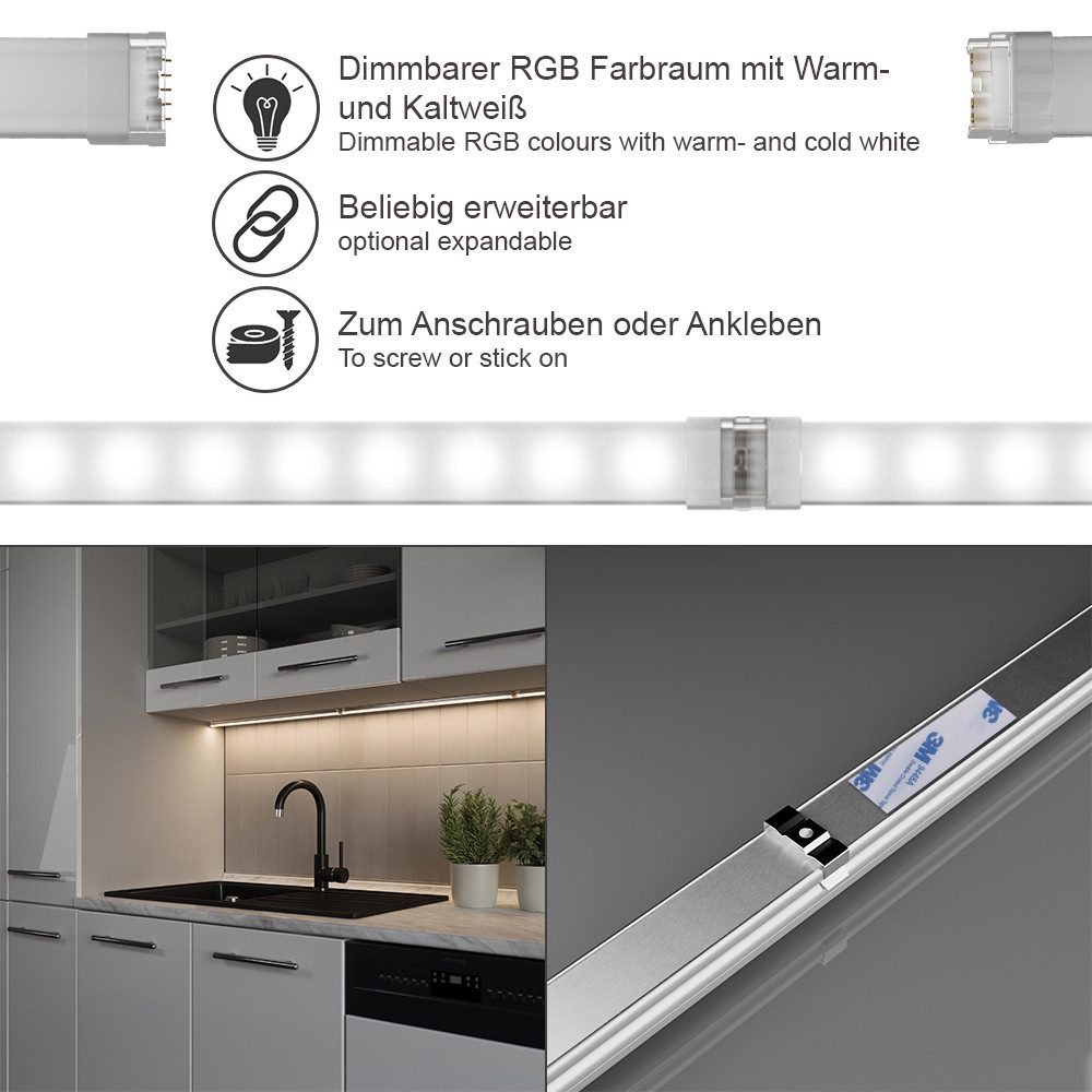 Vicco LED-Lichterkette, Weiß, 300 cm