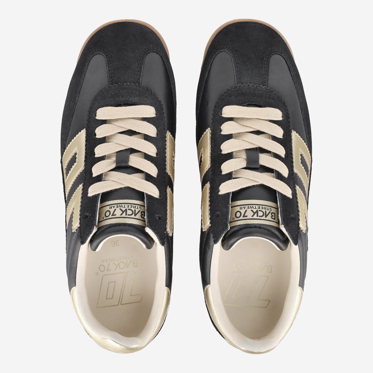 Back 70 BACK 70 108009-000209 JOGGER N01, Sneaker, Schwarz, Damen Sneaker