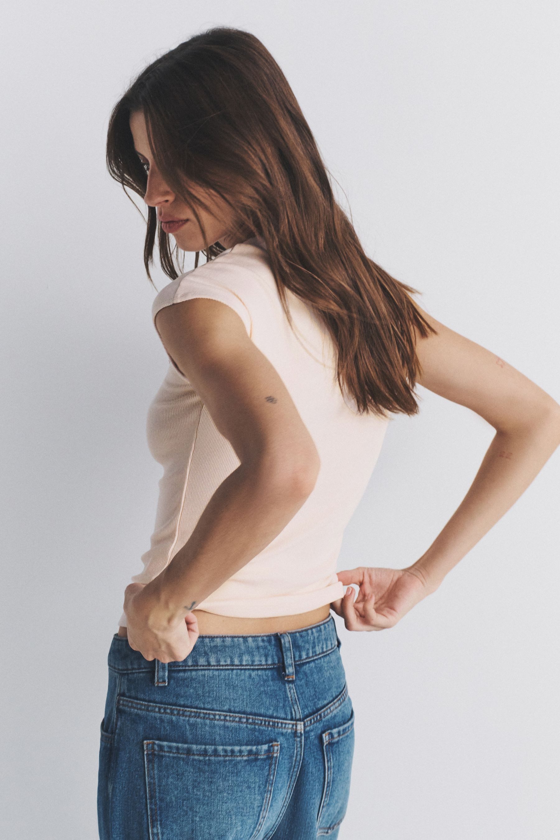 The Set T-Shirt The Set Geraffte T-Shirts, 3er-Pack (3-tlg) günstig online kaufen