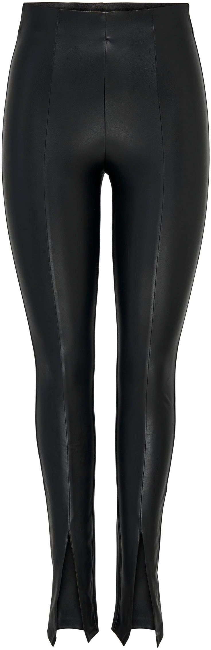 ONLY Lederimitathose FAUX ONLPAPAYA LEATHER LEGGING BLACK OTW