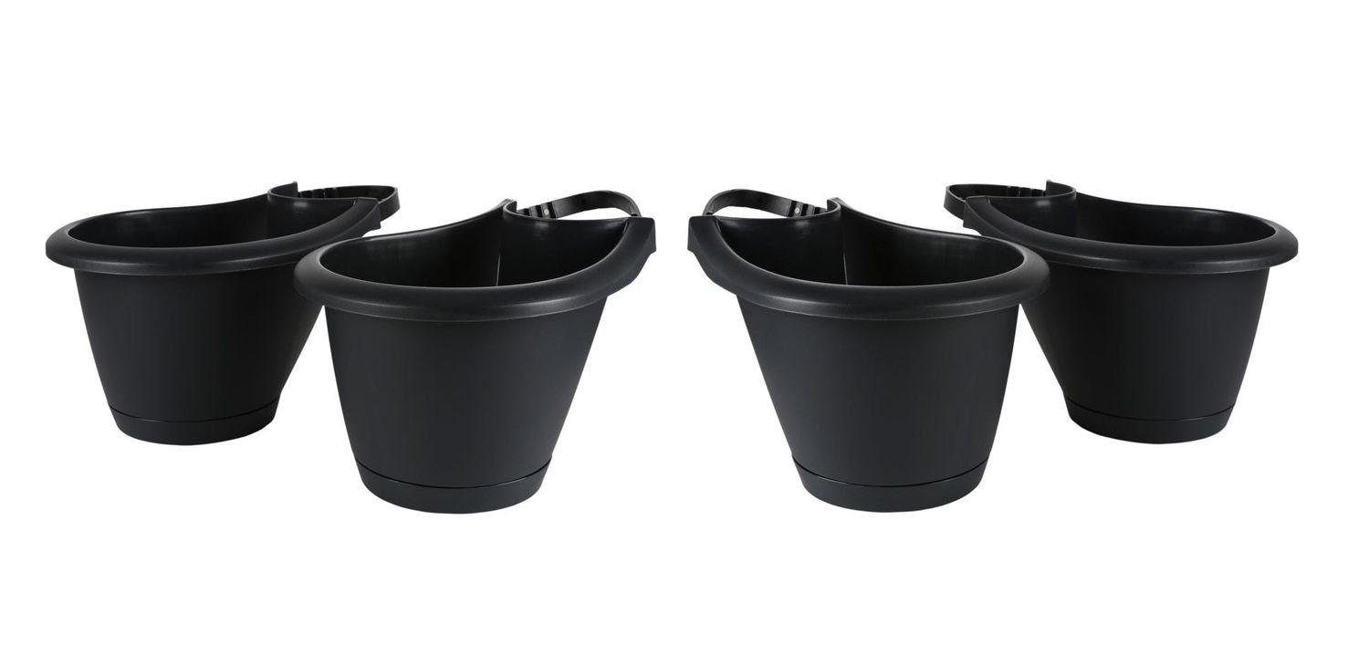 BURI Blumenbank Regenrohr Pflanztopf 4 Stück günstig online kaufen