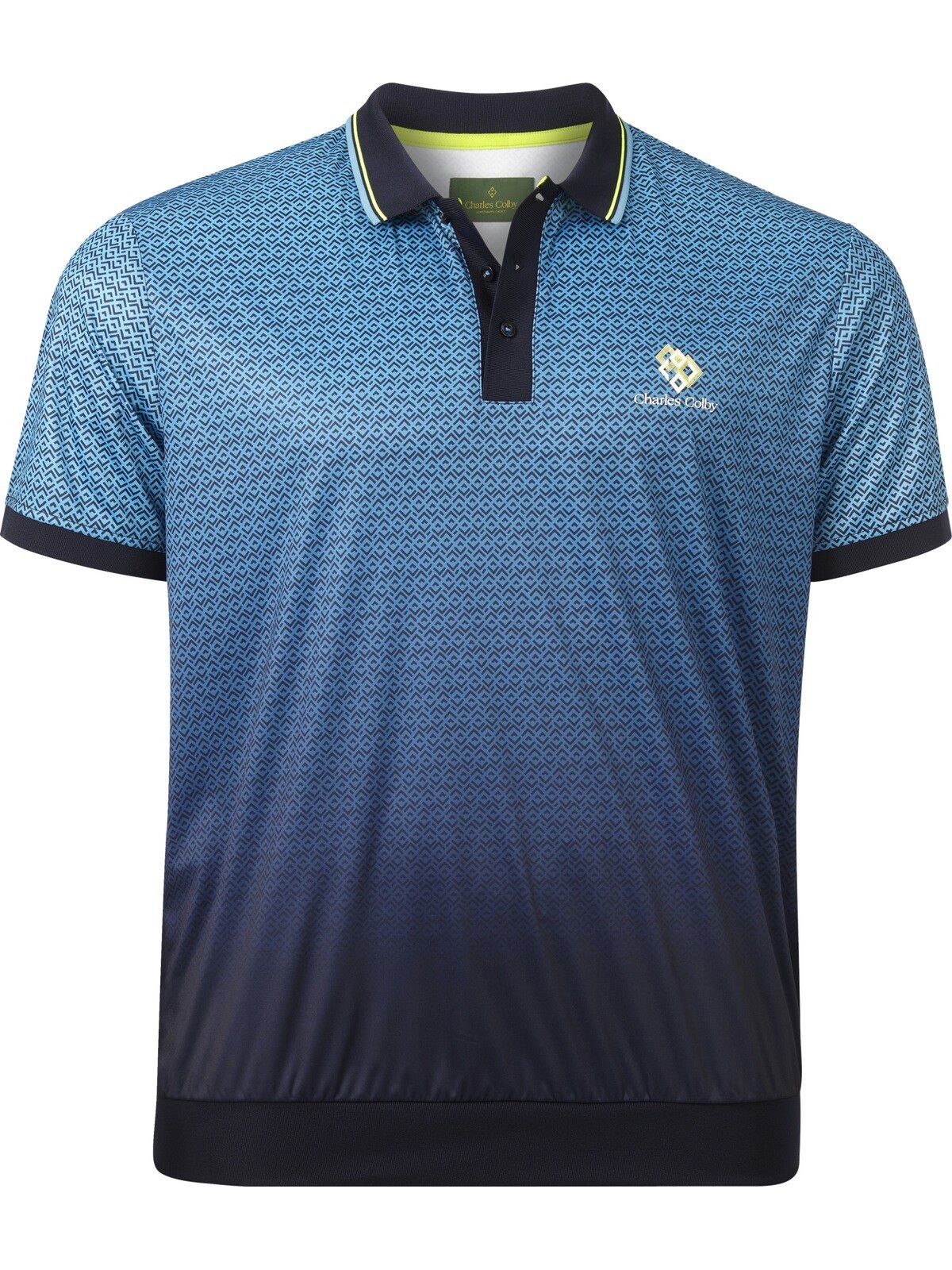 Charles Colby Poloshirt EARL BRICCS mit Farbverlauf