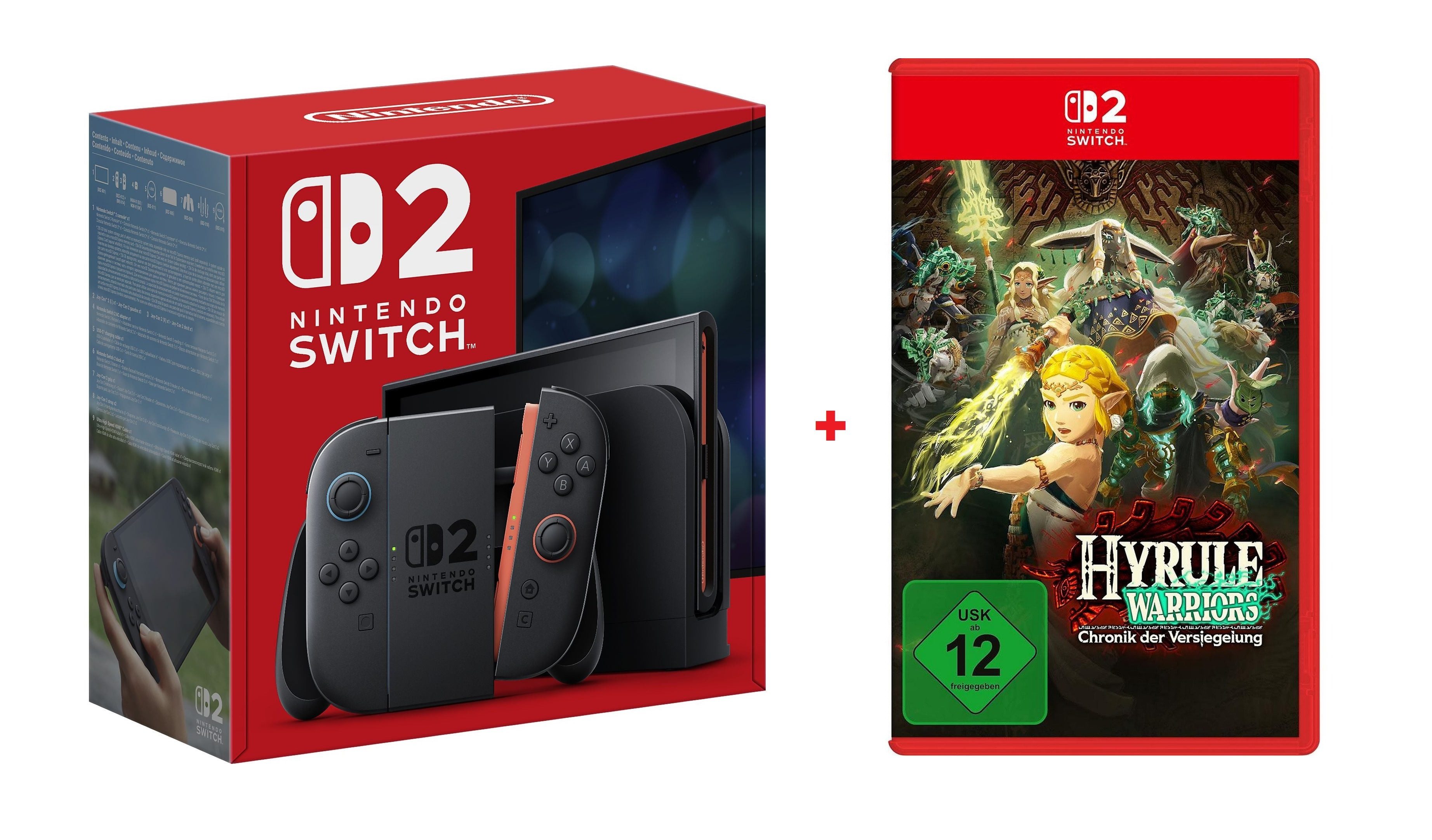 Nintendo Switch 2 Konsole + Hyrule Warriors Chronik der Versiegelung (Bundle), Dynamische Schlachten, Hybrid-System