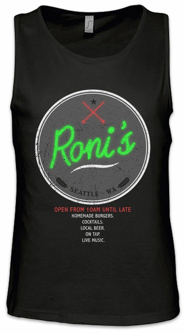 Tanktop Roni's Bar Ärmelloses T-Shirt Once Logo Upon Sign A Time TV Symbol