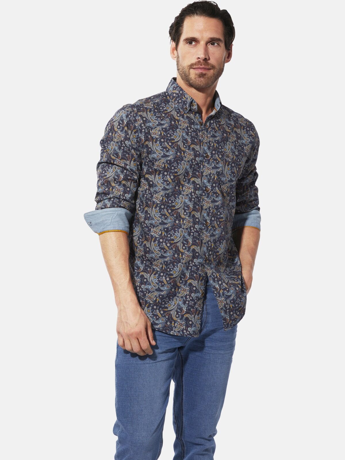 Babista Langarmhemd ILVANO mit Paisley-Muster