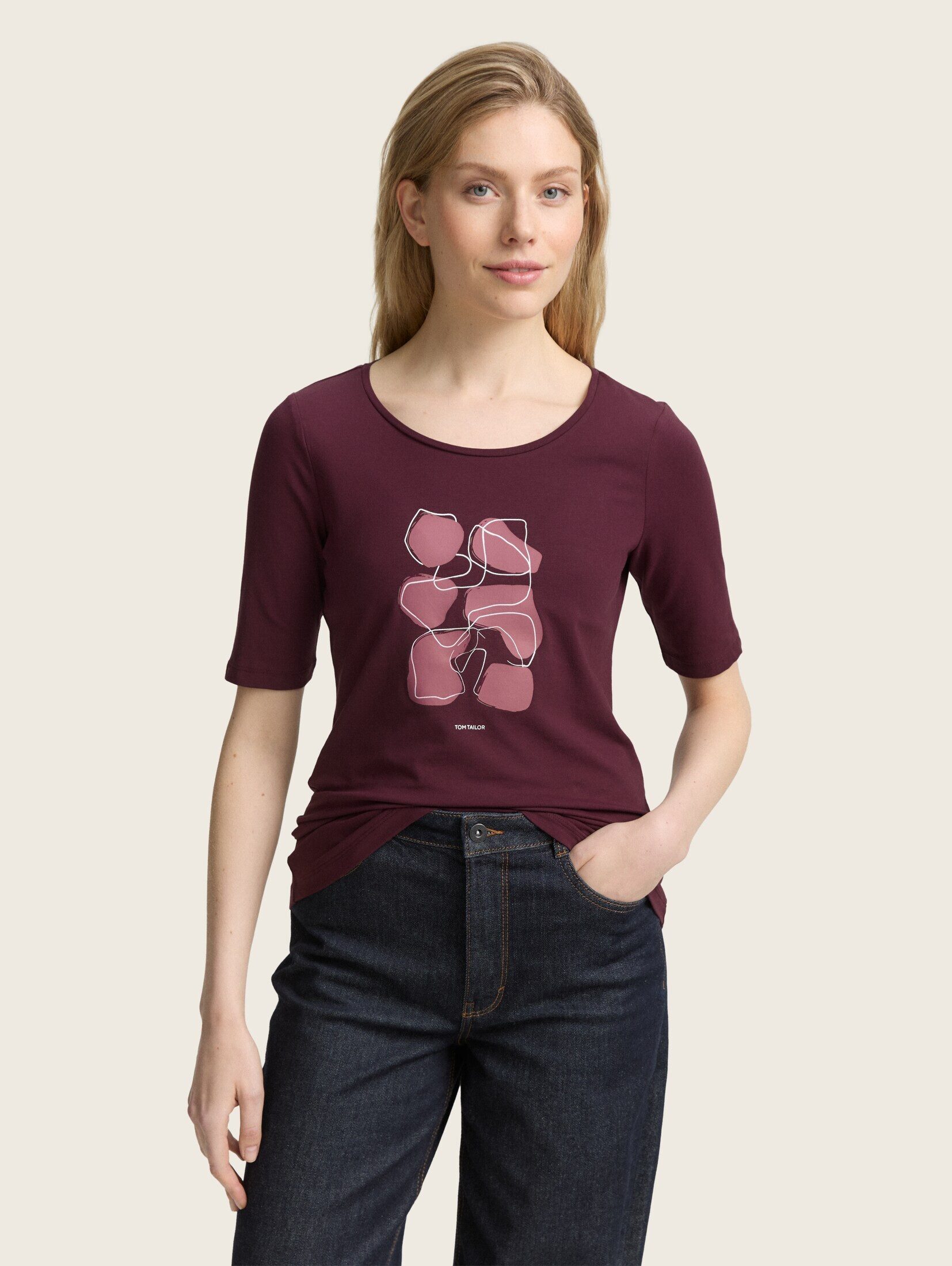 TOM TAILOR T-Shirt T-Shirt mit Print günstig online kaufen