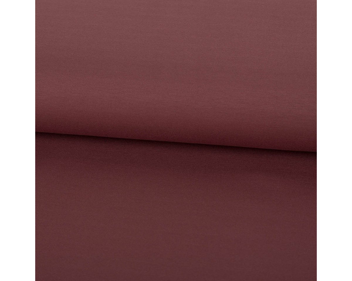 Thumbnail - SCHÖNER LEBEN. Stoff Viskose Romanit Jersey Punta Royal einfarbig mauve 1,5m Breite, atmungsaktiv