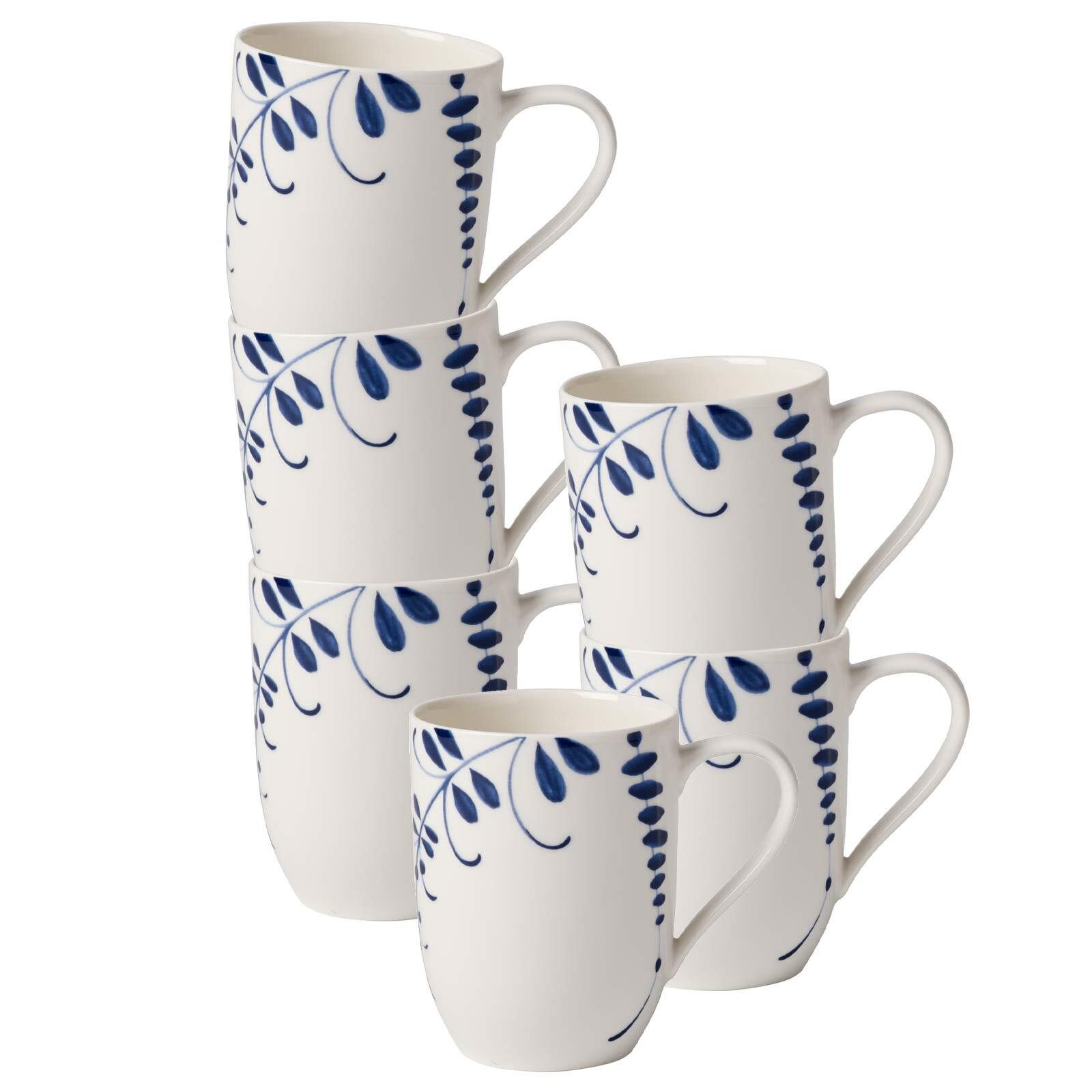 Villeroy & Boch Becher Vieux Luxembourg Brindille Becher mit Henkel, Porzellan