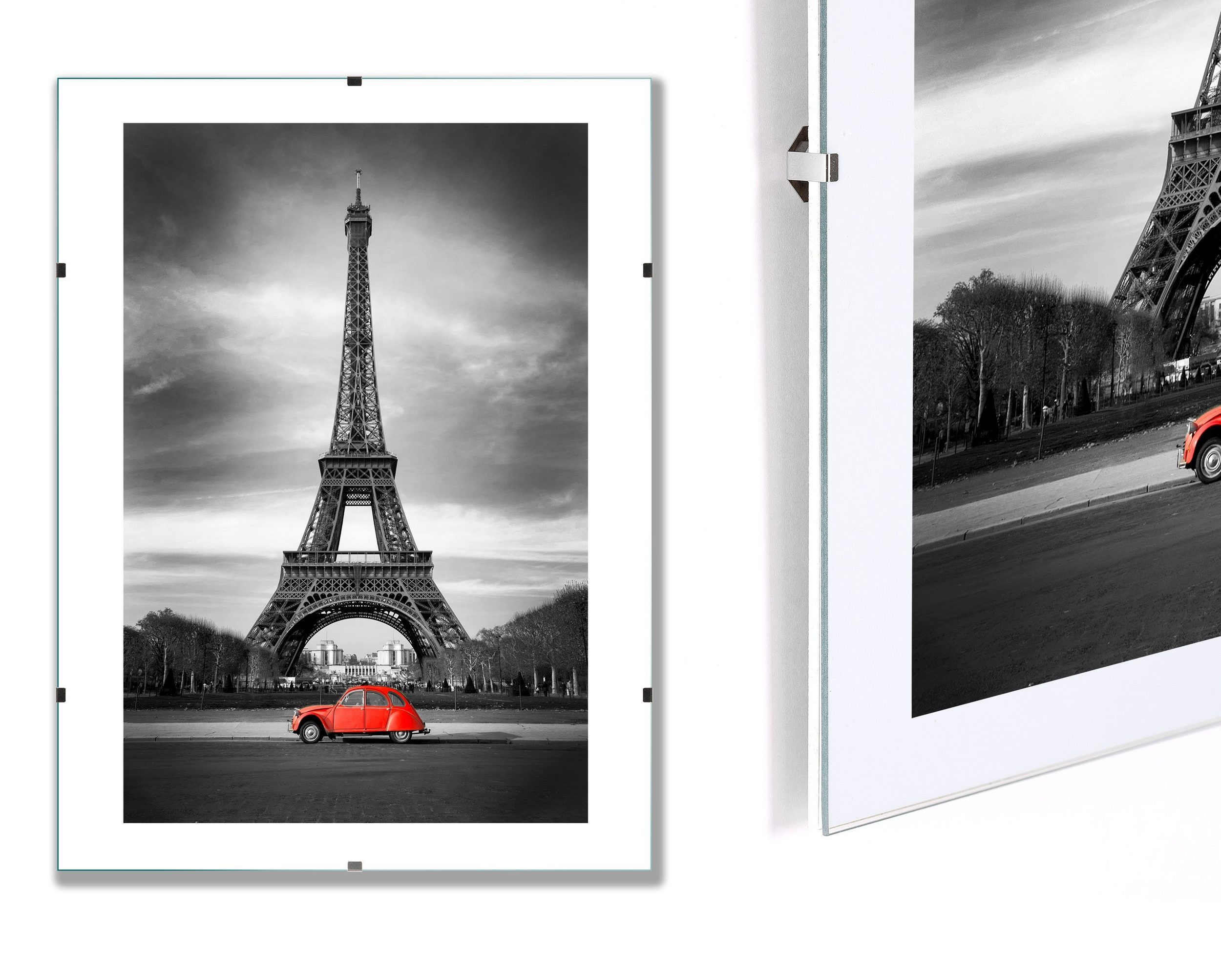 Panorahma Bilderrahmen Rahmenloser Bildhalter Cliprahmen, für 1 Bilder (Bil günstig online kaufen