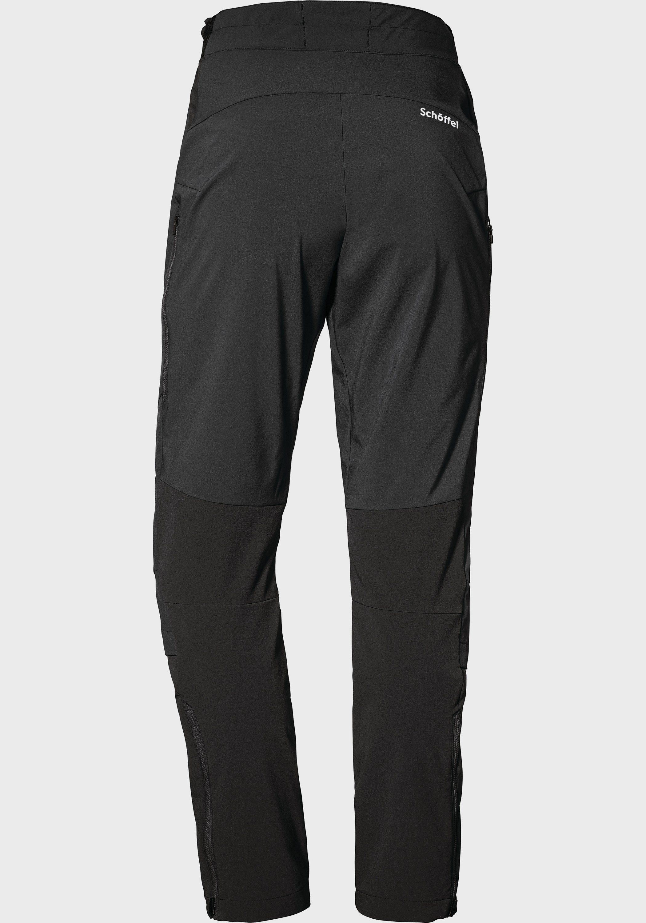 schwarz L Outdoorhose Schöffel Pants Hybrid Schoeffel Run Tree