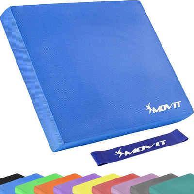 MOVIT Balanceboard Movit® Balance Pad Dynamic Base, mit Elastikband, 50x40x6cm Farbwahl: 10 Farben, Training für Gleichgewicht und Koordination, Gleichgewichtstrainer Balancekissen