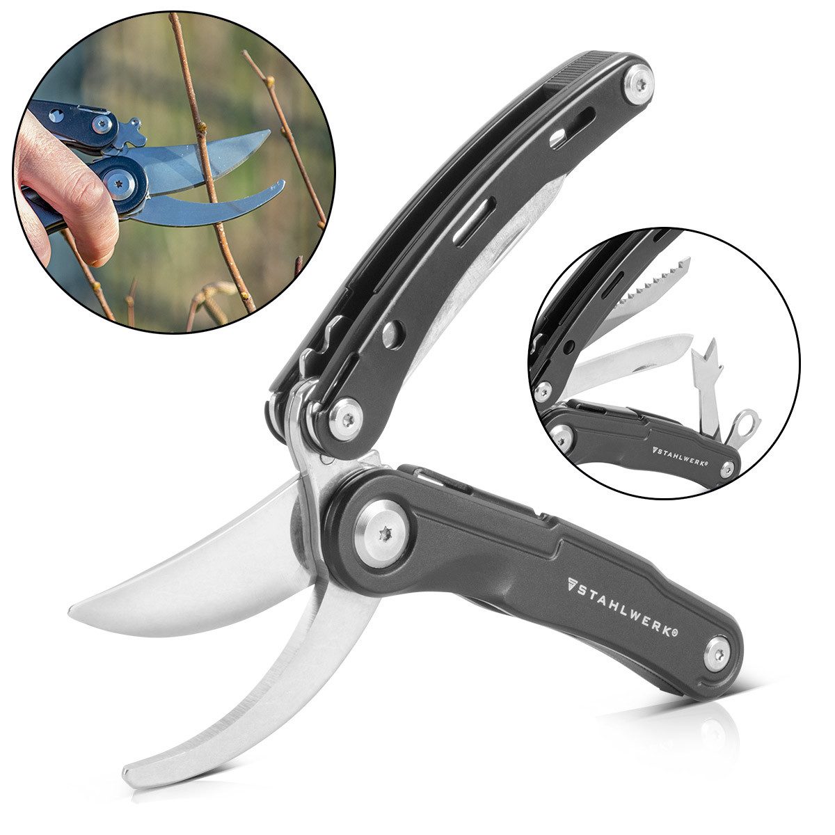 STAHLWERK Multitool Multitool mit 5 Werkzeugen Multitool, (Packung, 1 St., günstig online kaufen