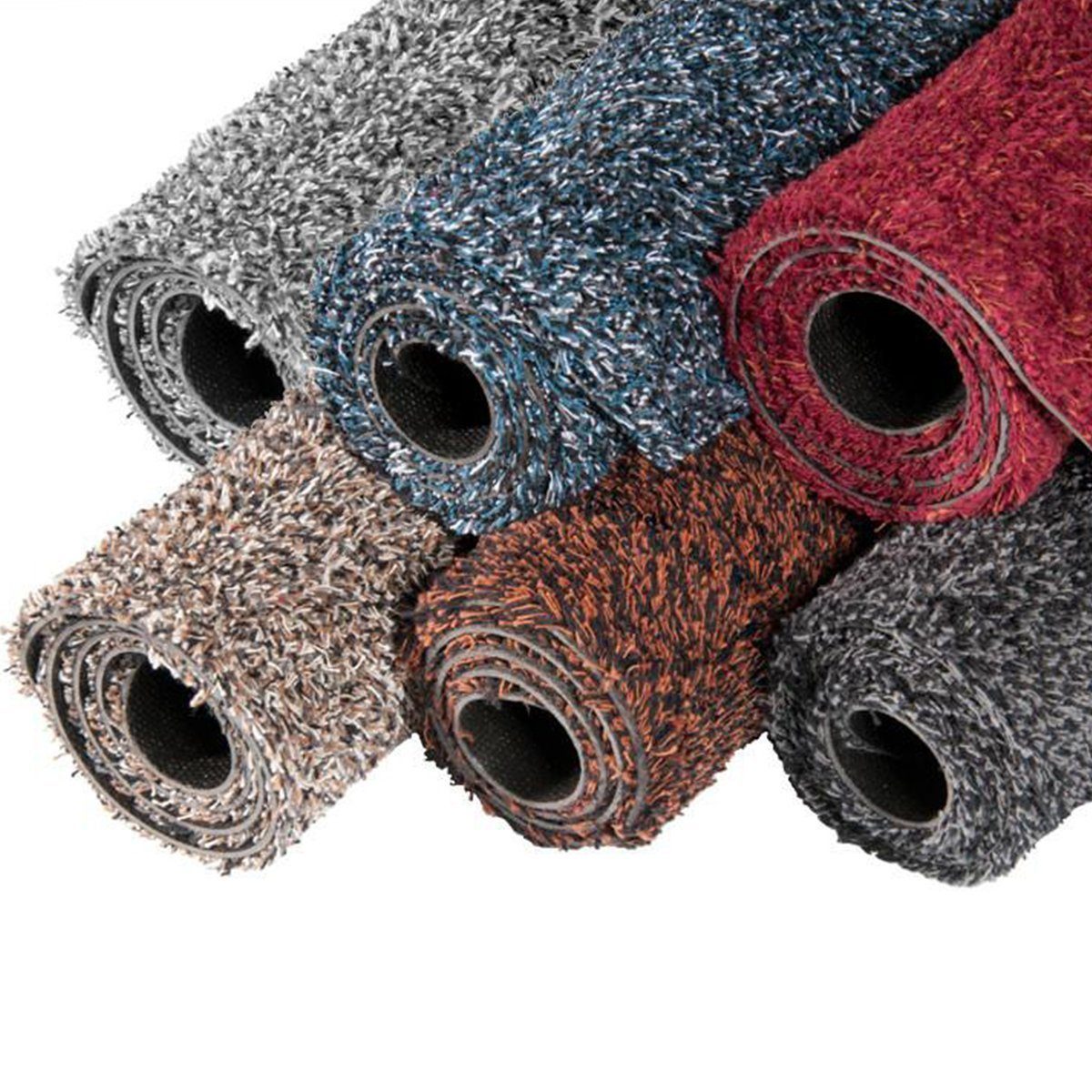 Fußmatte Bari Grau, Höhe: mm Karat, für 6 geeignet waschbare rechteckig, Sauberlaufmatte, Fußbodenheizung