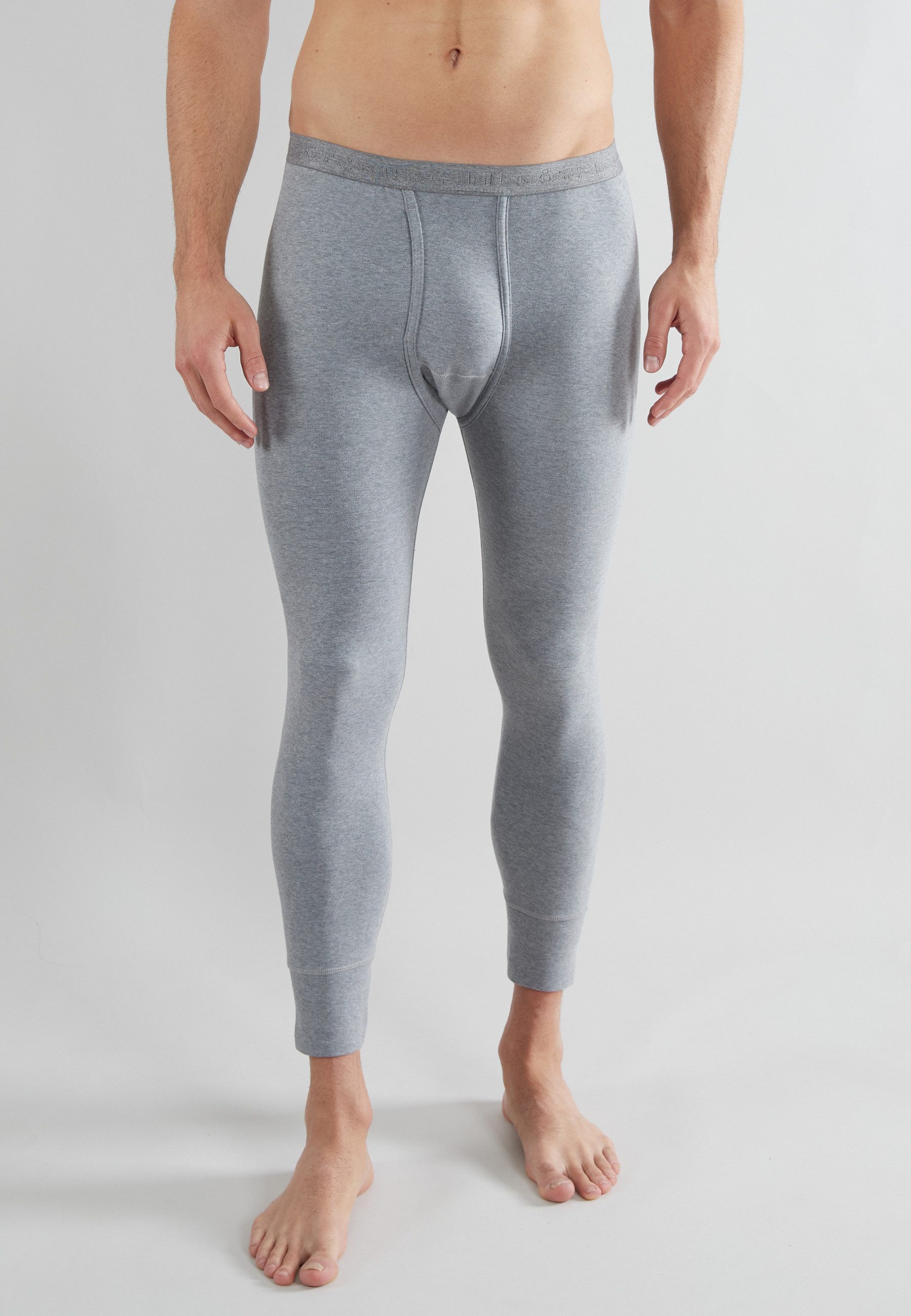 GÖTZBURG Thermoleggings Thermo wärmend, mit Eingriff, bequem, weich, elastisch, Baumwollmix