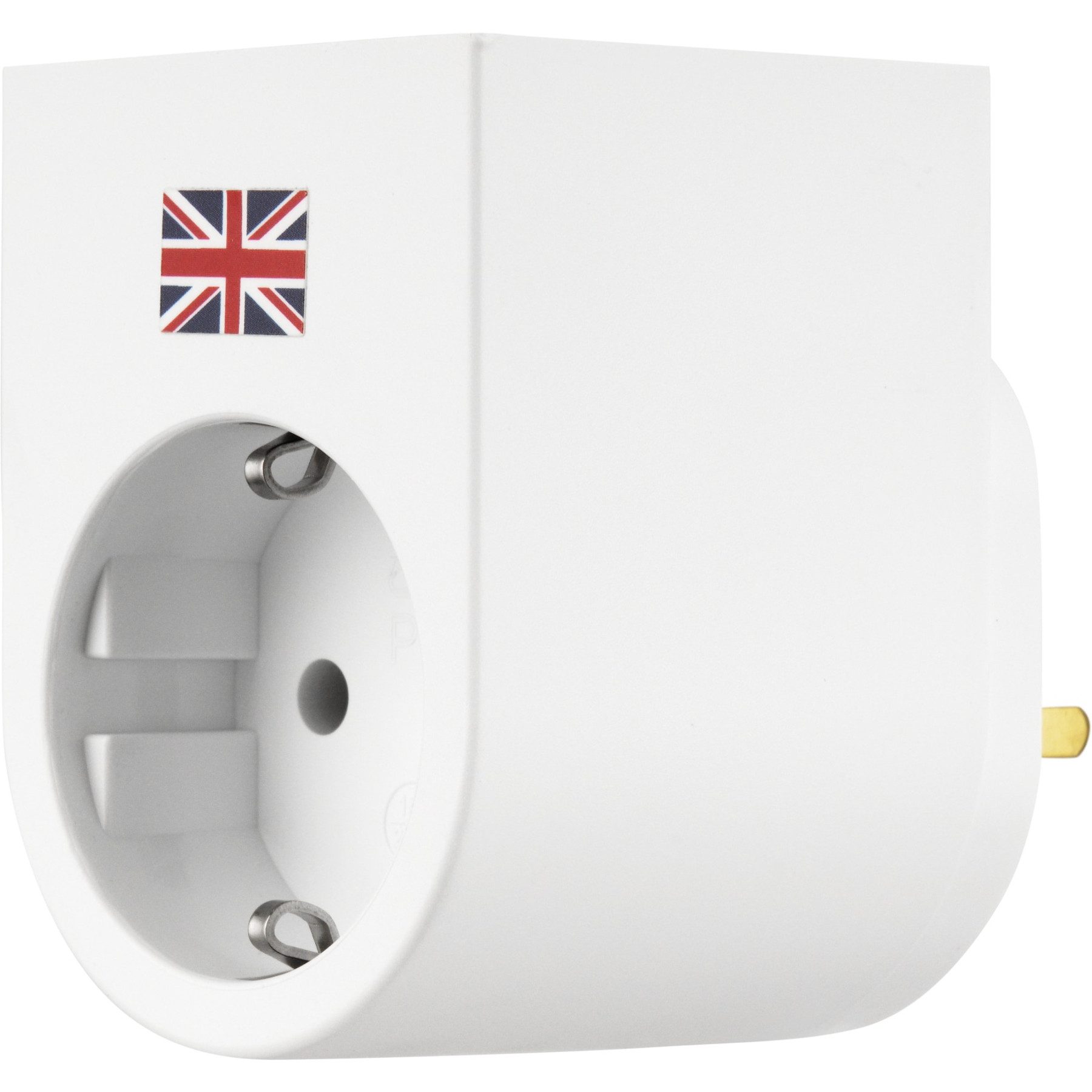 REV REV Reisestecker Traveler, UK, weiß Reiseadapter