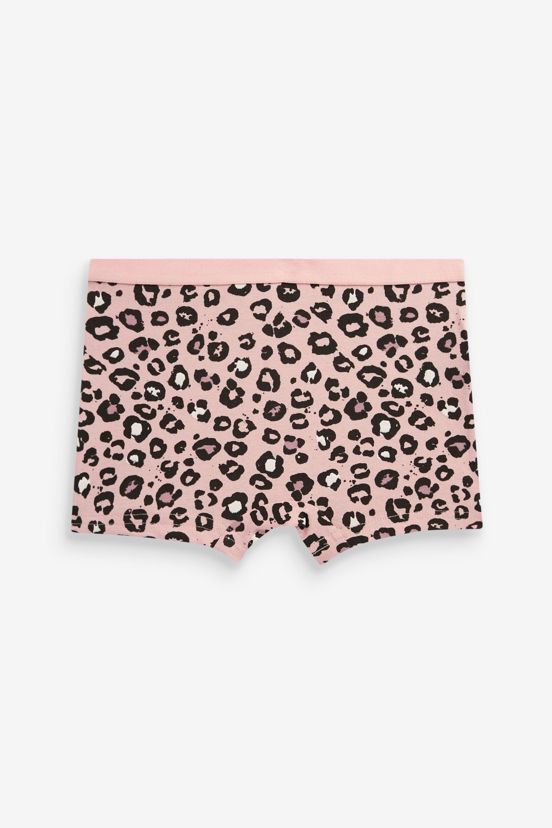 Schlüpfer Pink 5er-Pack Animal (5-St) mit Print Blümchenmuster, Next Shorts
