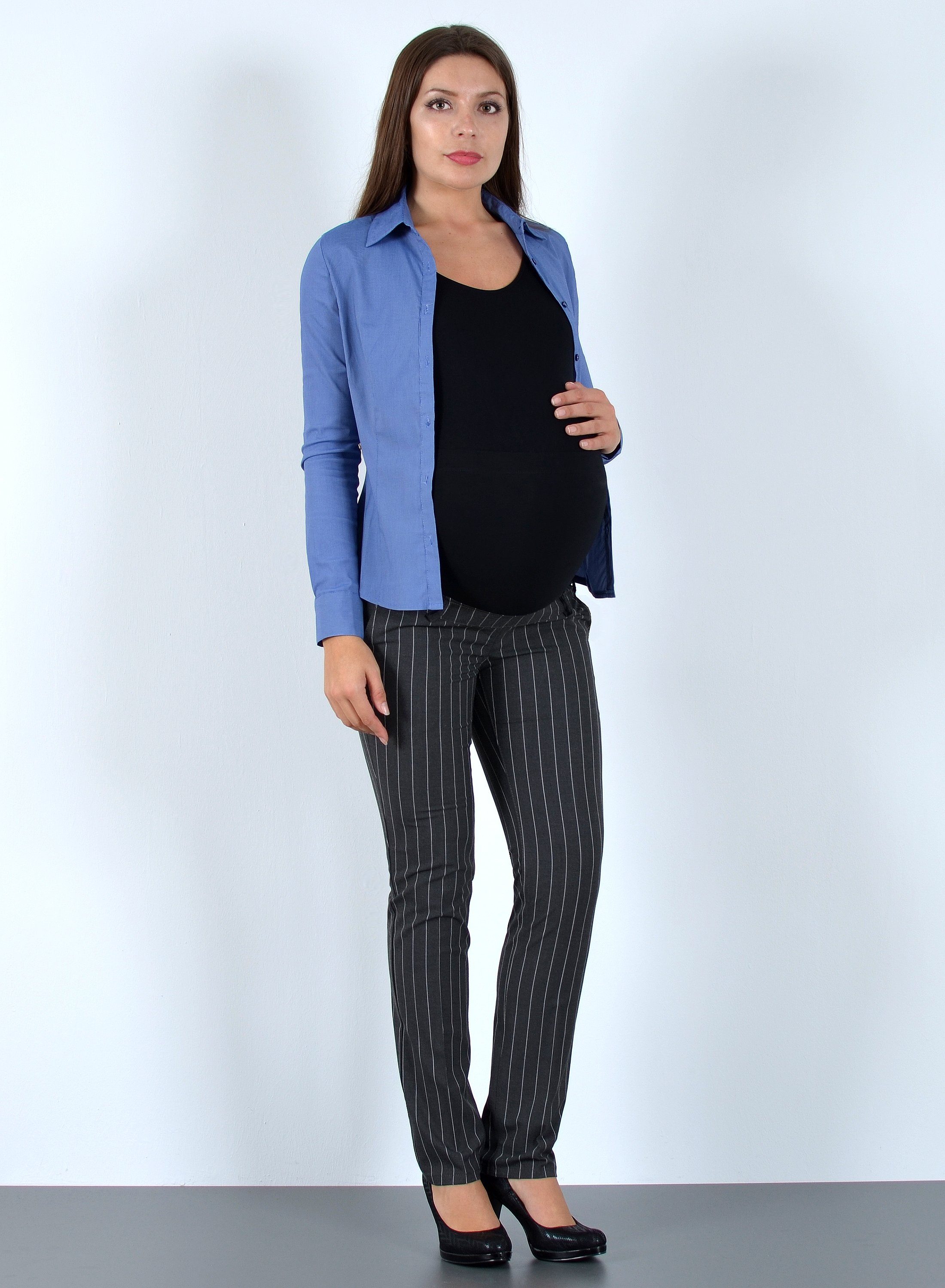 ESRA Umstandshose J490 Umstandsmode Hose Damen Stretch Schwangerschaftshose günstig online kaufen