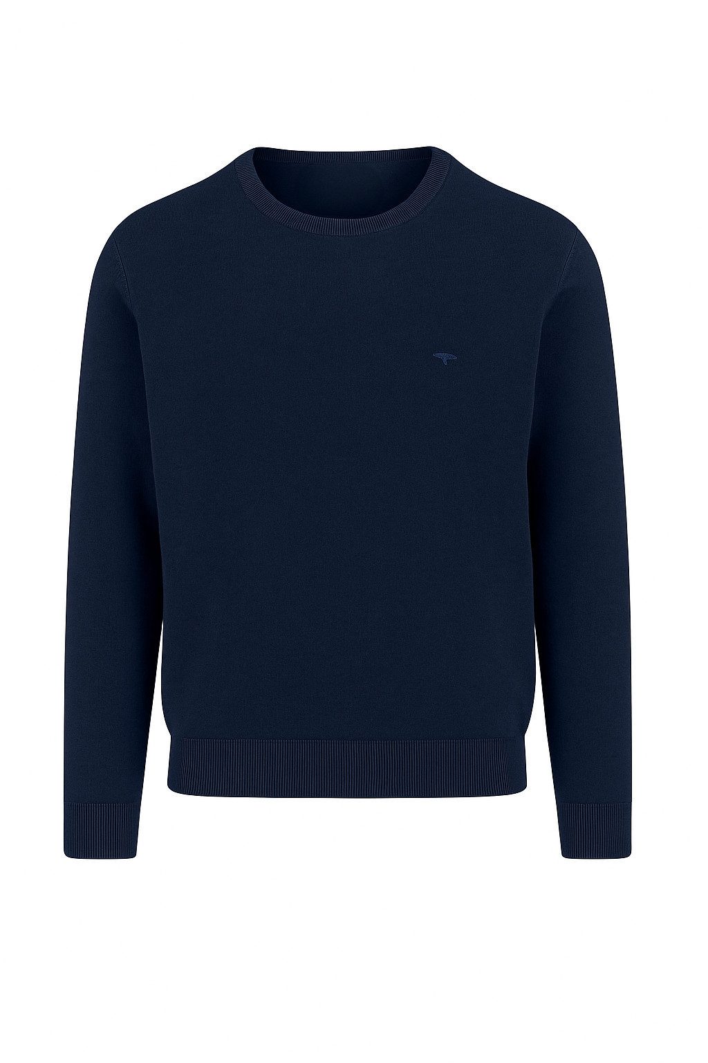 FYNCH-HATTON Strickpullover O-Neck, Superfine navy günstig online kaufen