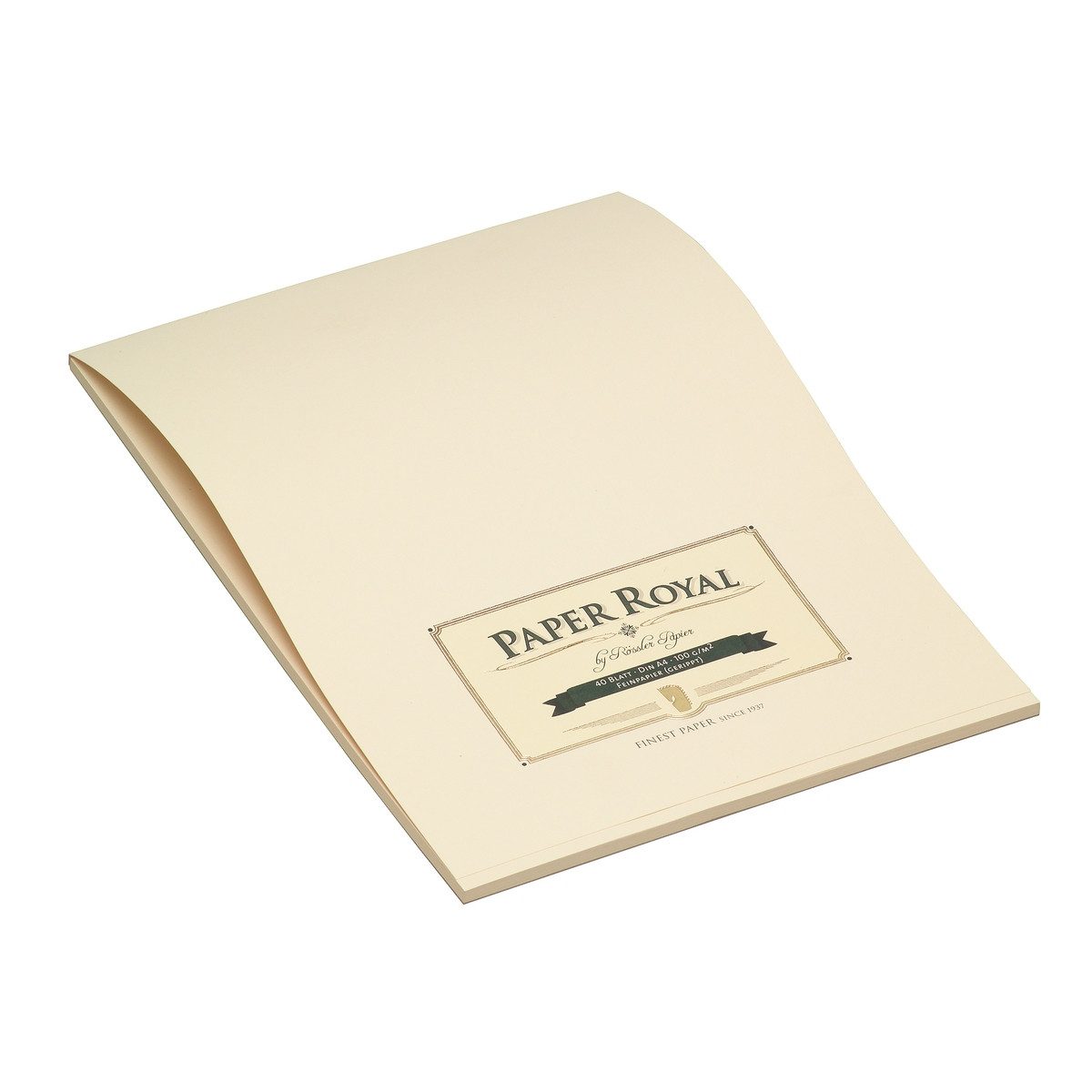 Rössler Notizblock RÖSSLER Briefblock Paper Royal 40 Blatt 100g/m² chamois