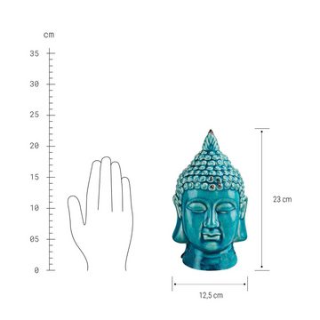 BUTLERS Buddhafigur BUDDHA Kopf Höhe 23cm