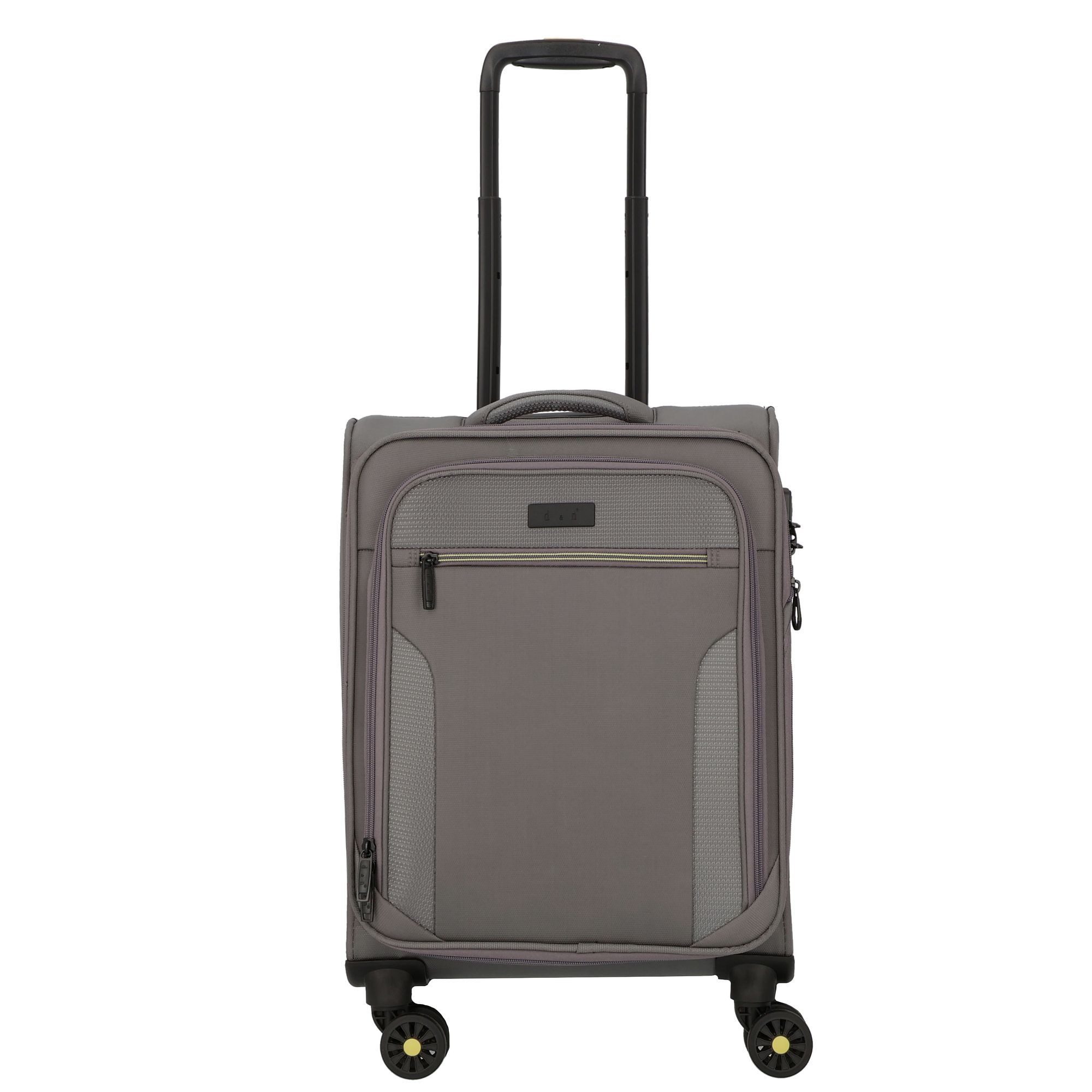 D&N Handgepäck-Trolley Travel Line, 4 Rollen, Nylon