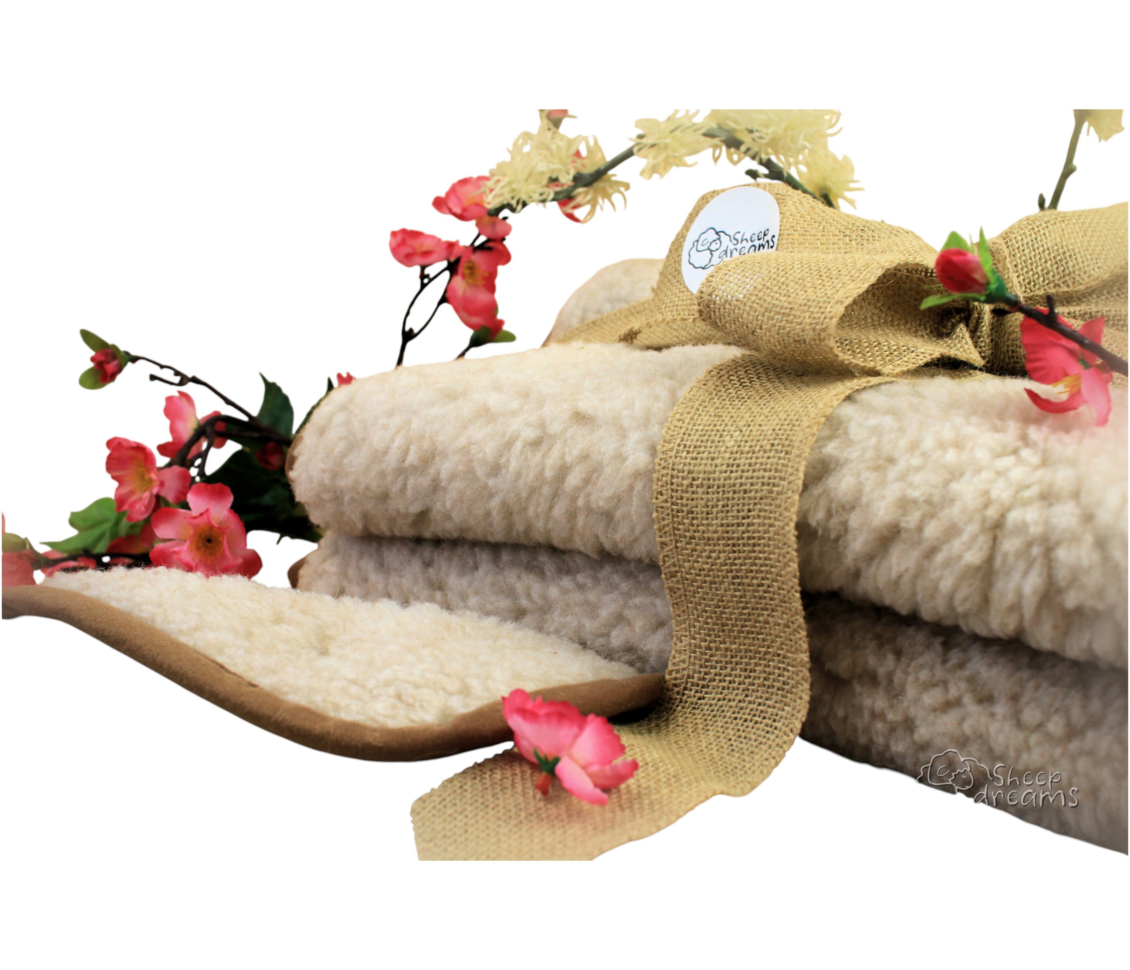Sheep Dreams Naturhaarbettdecke Schafwolldecke 100% Merino günstig online kaufen