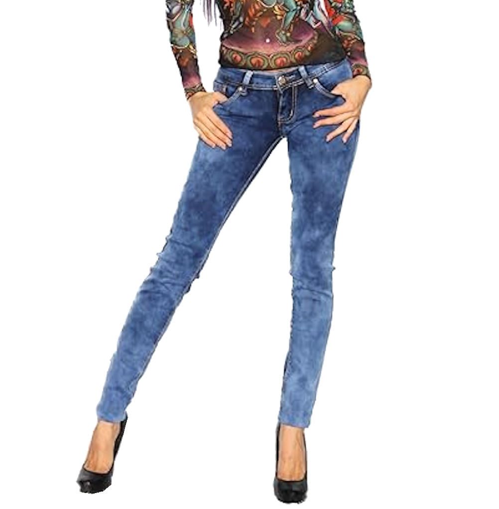 Atixo Stretch-Hose Stretch-Jeans Trendige Jeans Röhrenjeans günstig online kaufen