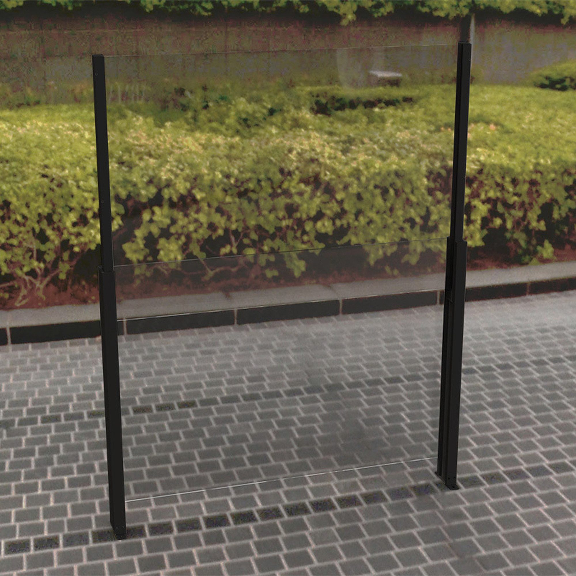 terrassana Glaszaun Windschutz Viewline