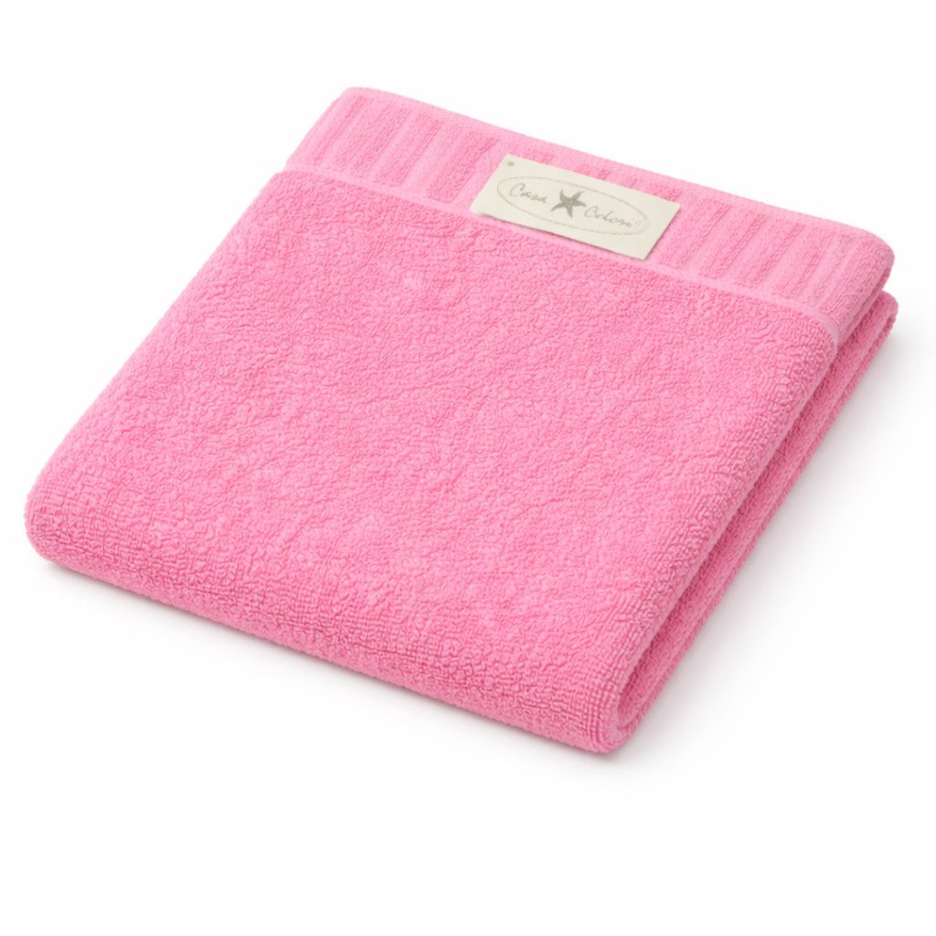 Casa Colori Handtuch Uni, Frottier (1-St), Hohe Farbbrillanz, Einfache Pflege