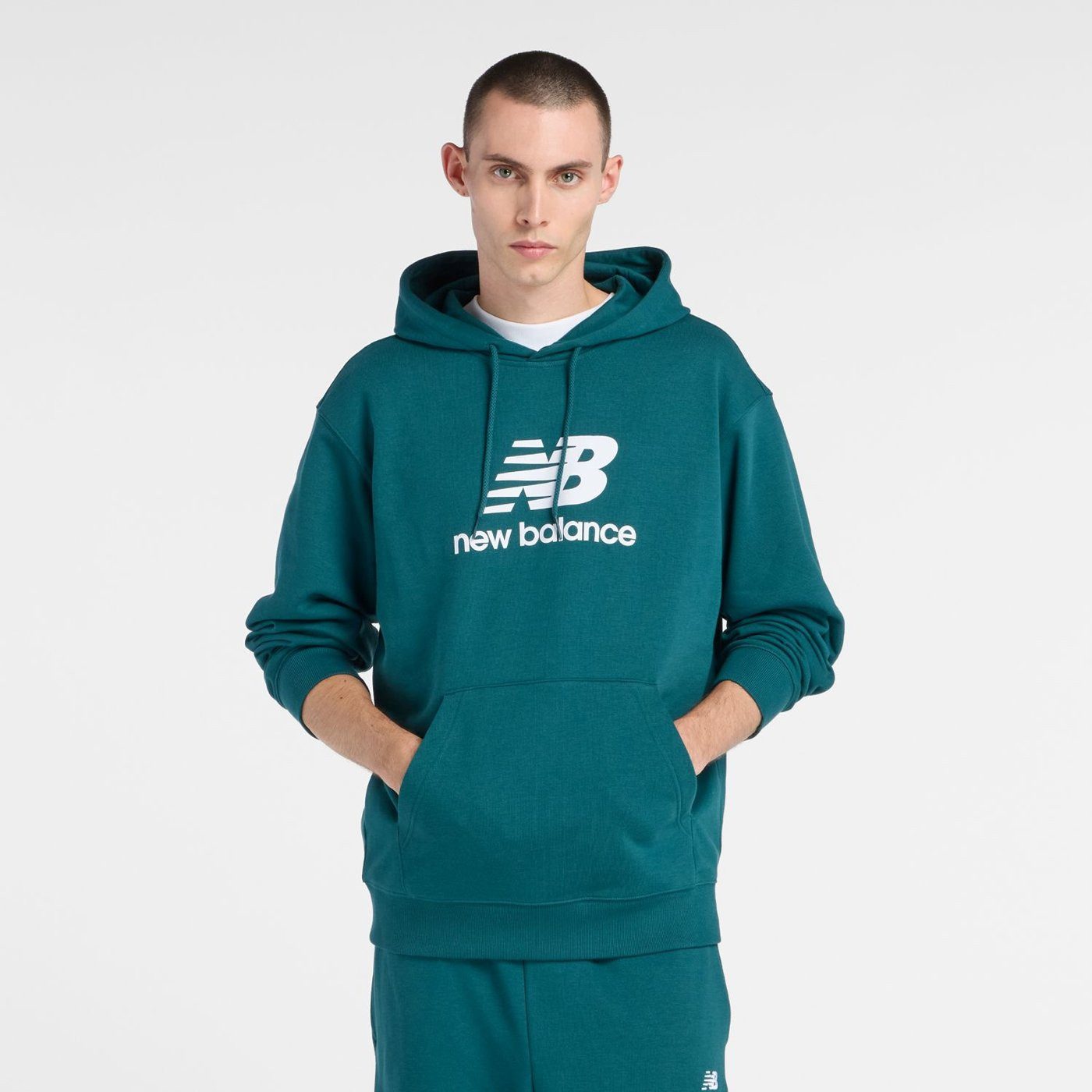 New Balance Kapuzensweatshirt Sport Essentials French Terry Logo Hoodie AAV