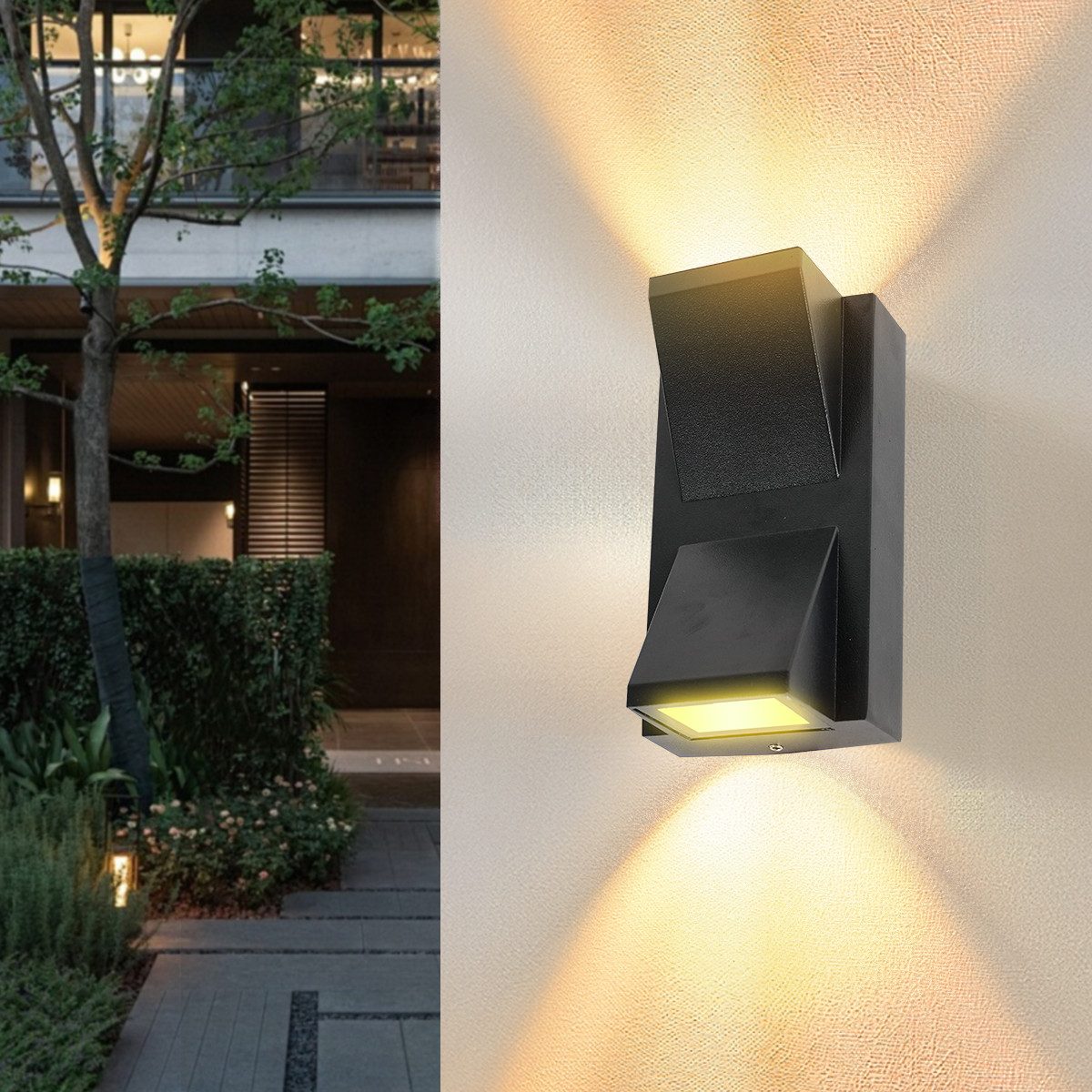 Simloveve LED Wandleuchte Wandleuchte,Außen-Wandleuchte,Wandlampe innen,Wan günstig online kaufen