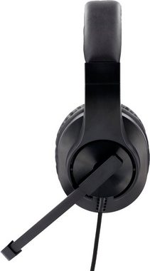 Hama PC Office Headset, Stereo, Klinke, Aux, 2 m Schwarz PC-Headset (Stummschaltung)