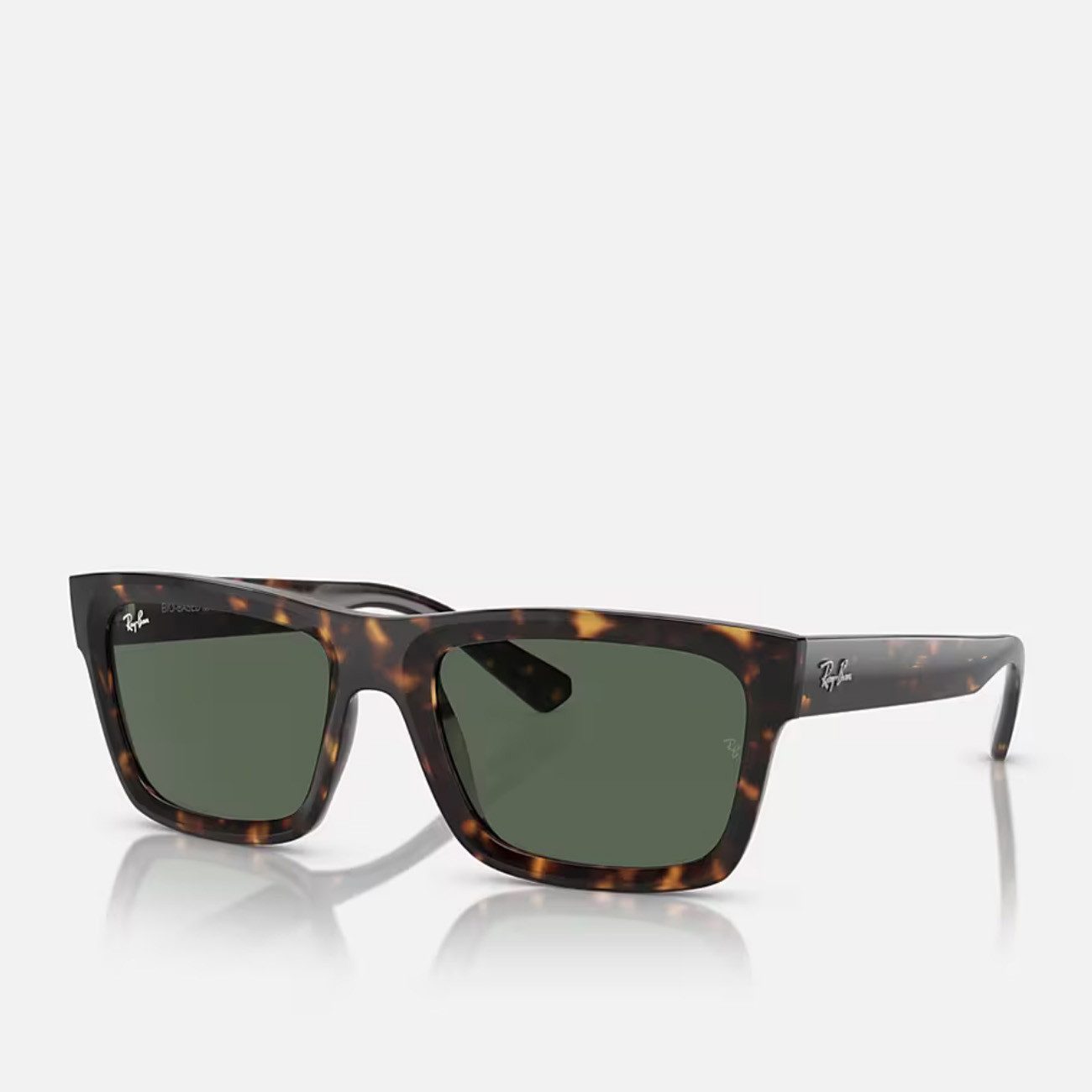 Ray-Ban Sonnenbrille Ray-Ban Warren Bio Based RB4396 135971 57 Havana Dark Green