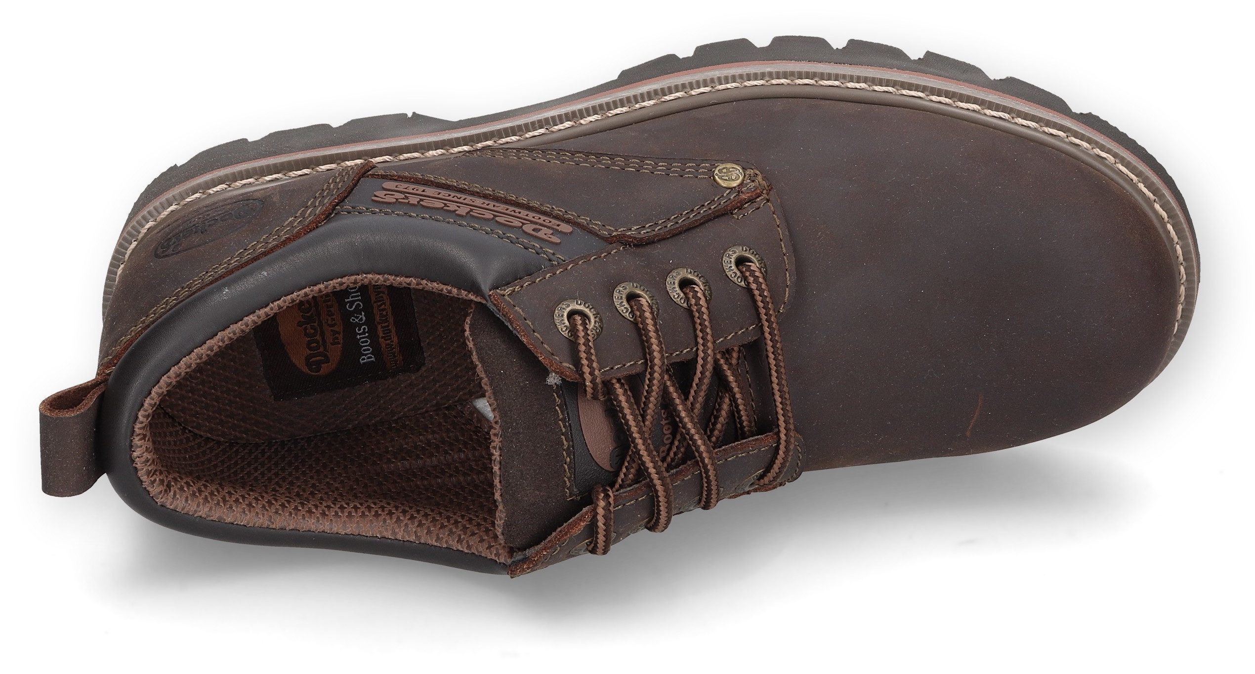 Dockers by Gerli Schnürschuh Trekkingschuh, Trachtenschuh mit Profilsohle